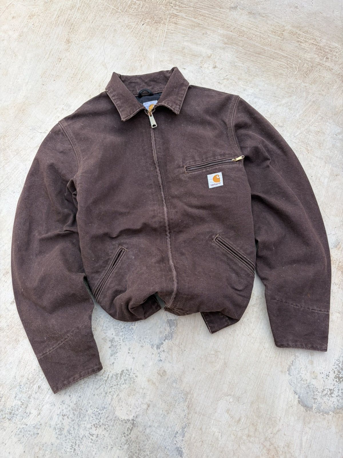 Carhartt Vintage 00s Carhartt Detroit Jacket EJ196DKB Size US S / EU 44-46 / 1 - 3 Thumbnail