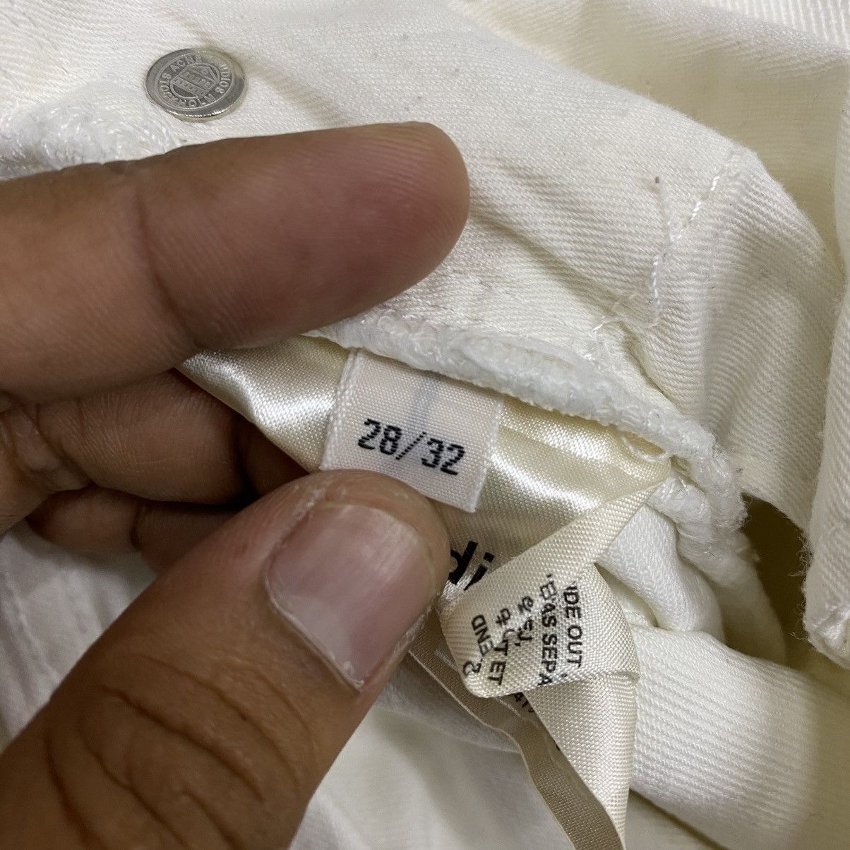 Acne Studios 🔥RARE🔥 ACNE STUDIOS WHITE DENIM JEANS Size US 28 / EU 44 - 13 Thumbnail