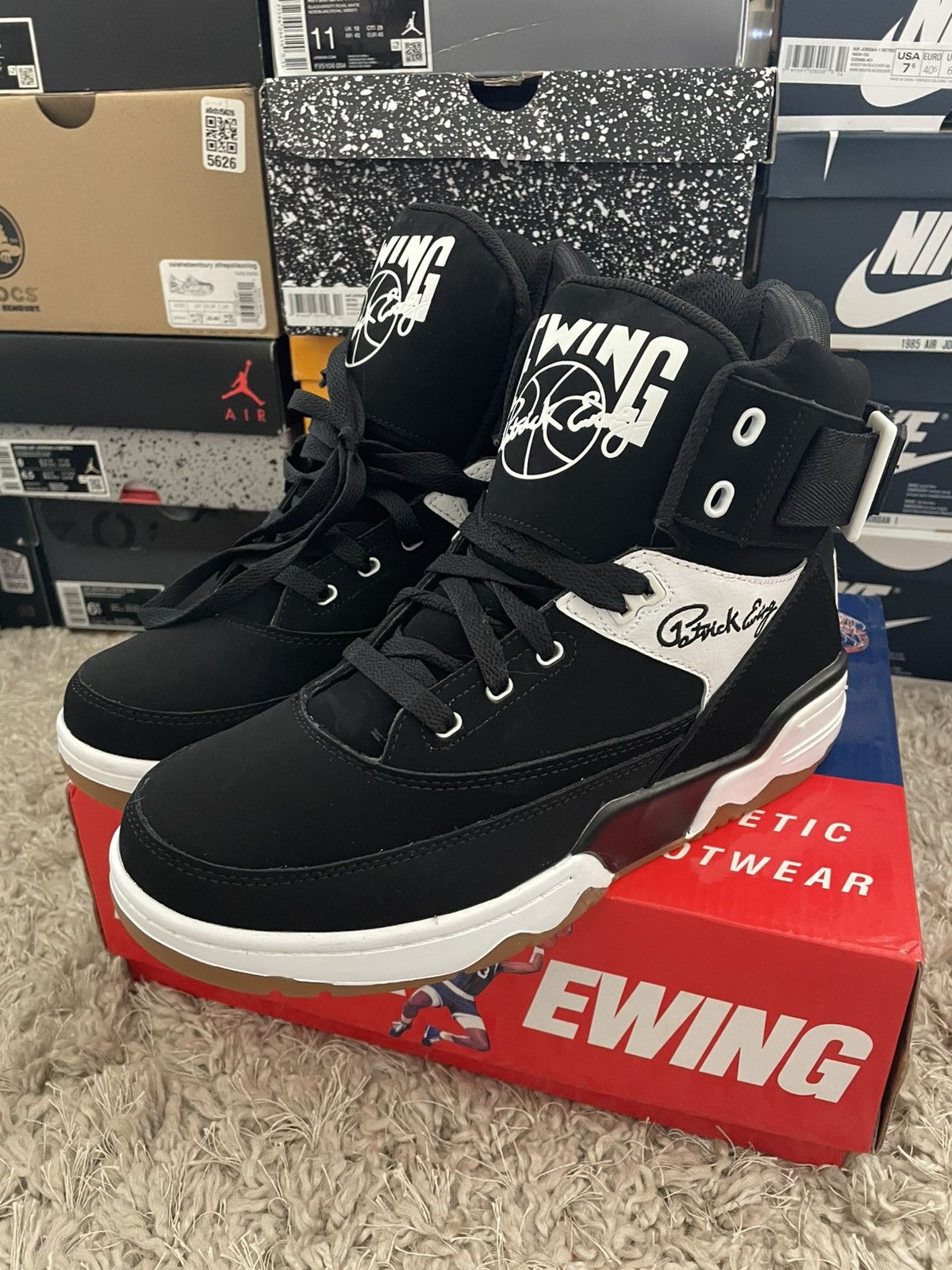 Ewing Athletics Patricks Ewing 33 HI Black/Gum Size US 9 / EU 42 - 1 Thumbnail
