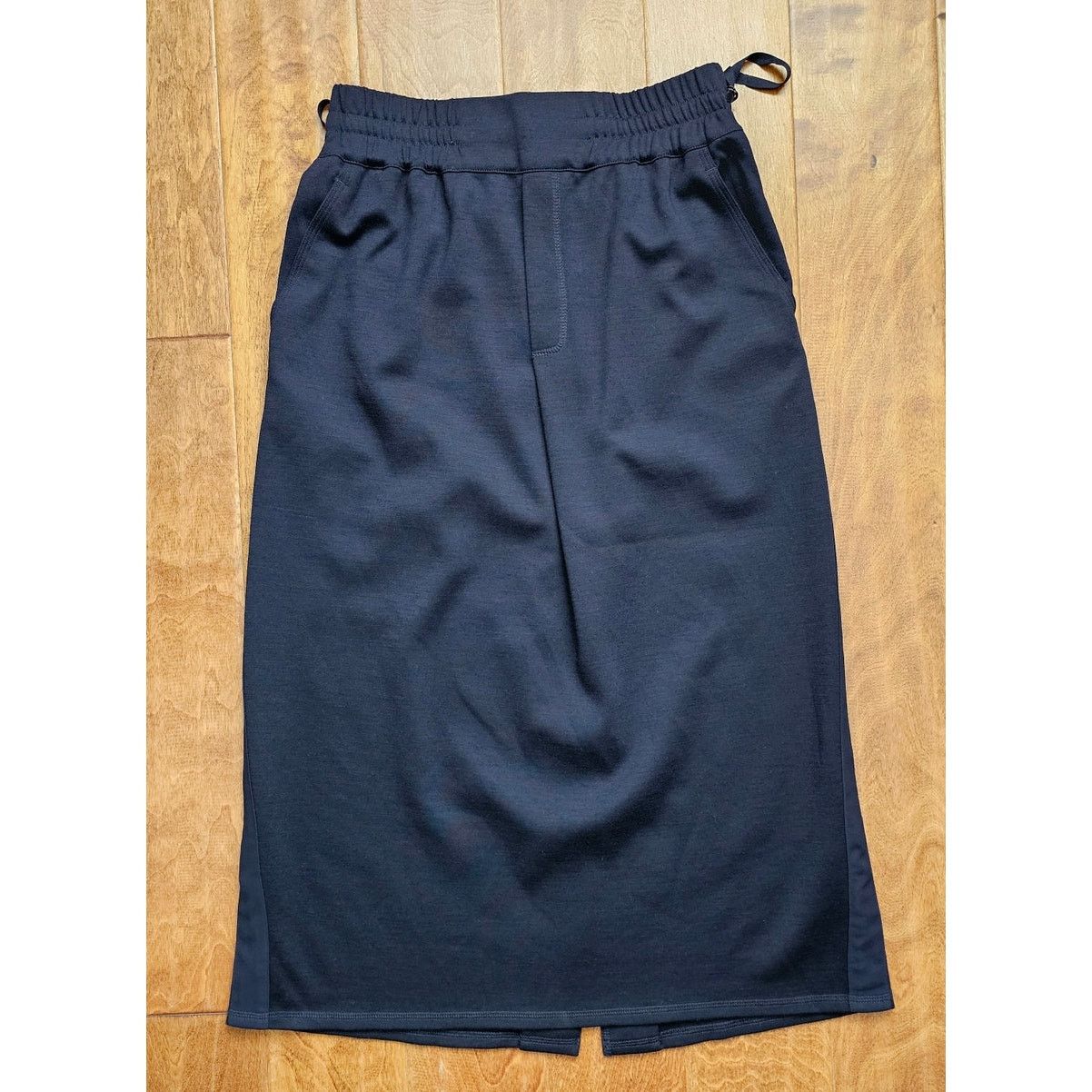 Reiss Reiss Women's Navy Wool-Blend Ruched Jersey Nora Midi Skirt Size 27" / US 4 / IT 40 - 8 Thumbnail