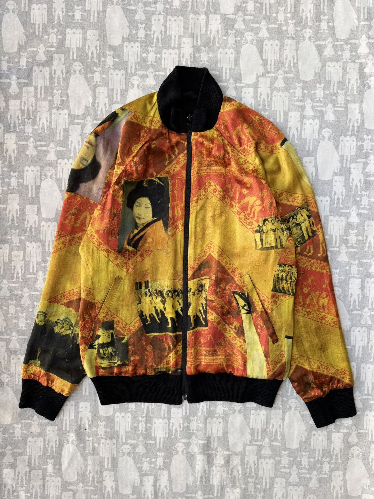 Yohji Yamamoto SS93 Pour Homme Black Reversible Bomber Jacket
