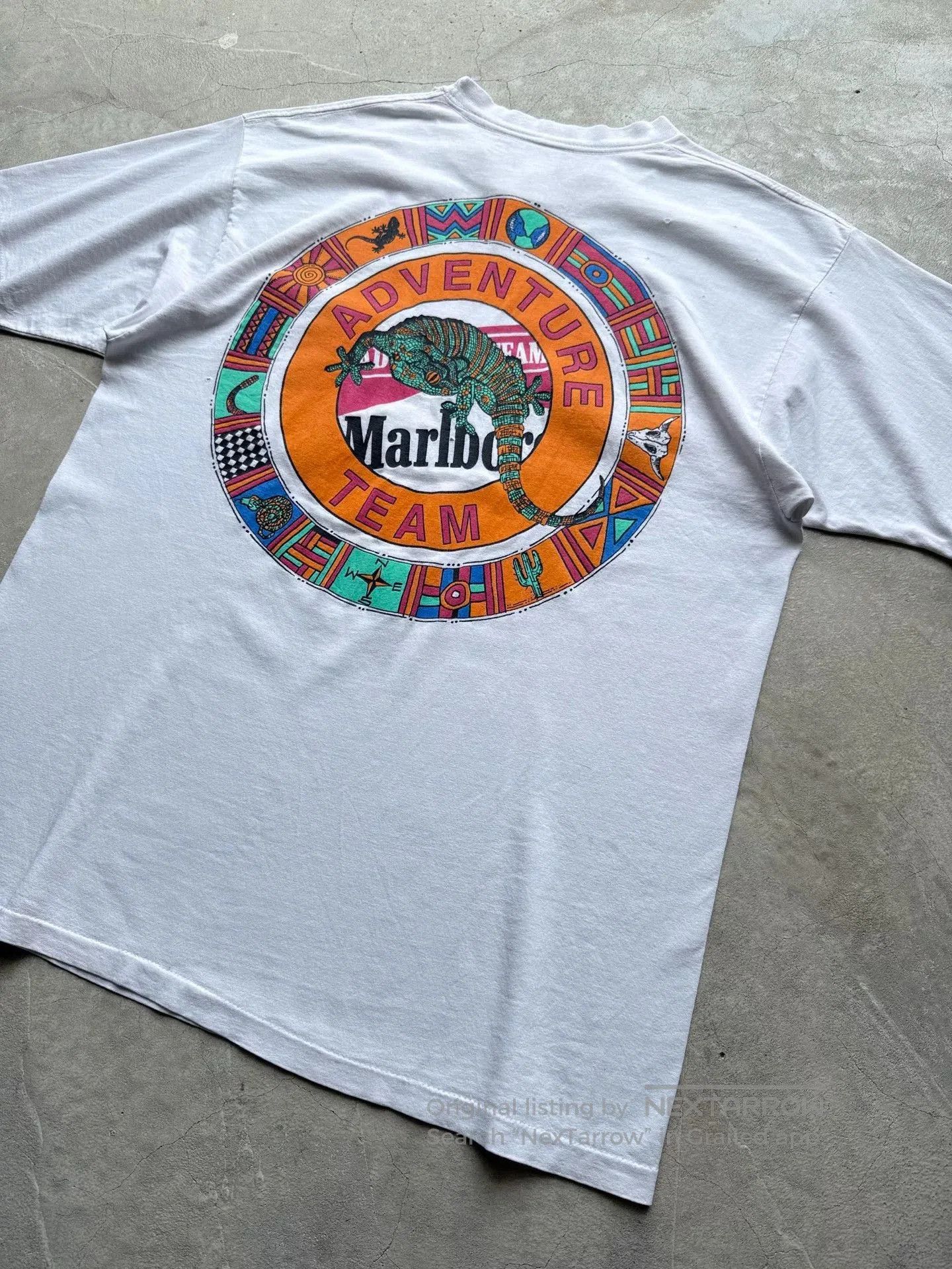 Vintage Vintage 90s Marlboro Adventure Team Tee. Size US L / EU 52-54 / 3 - 5 Thumbnail
