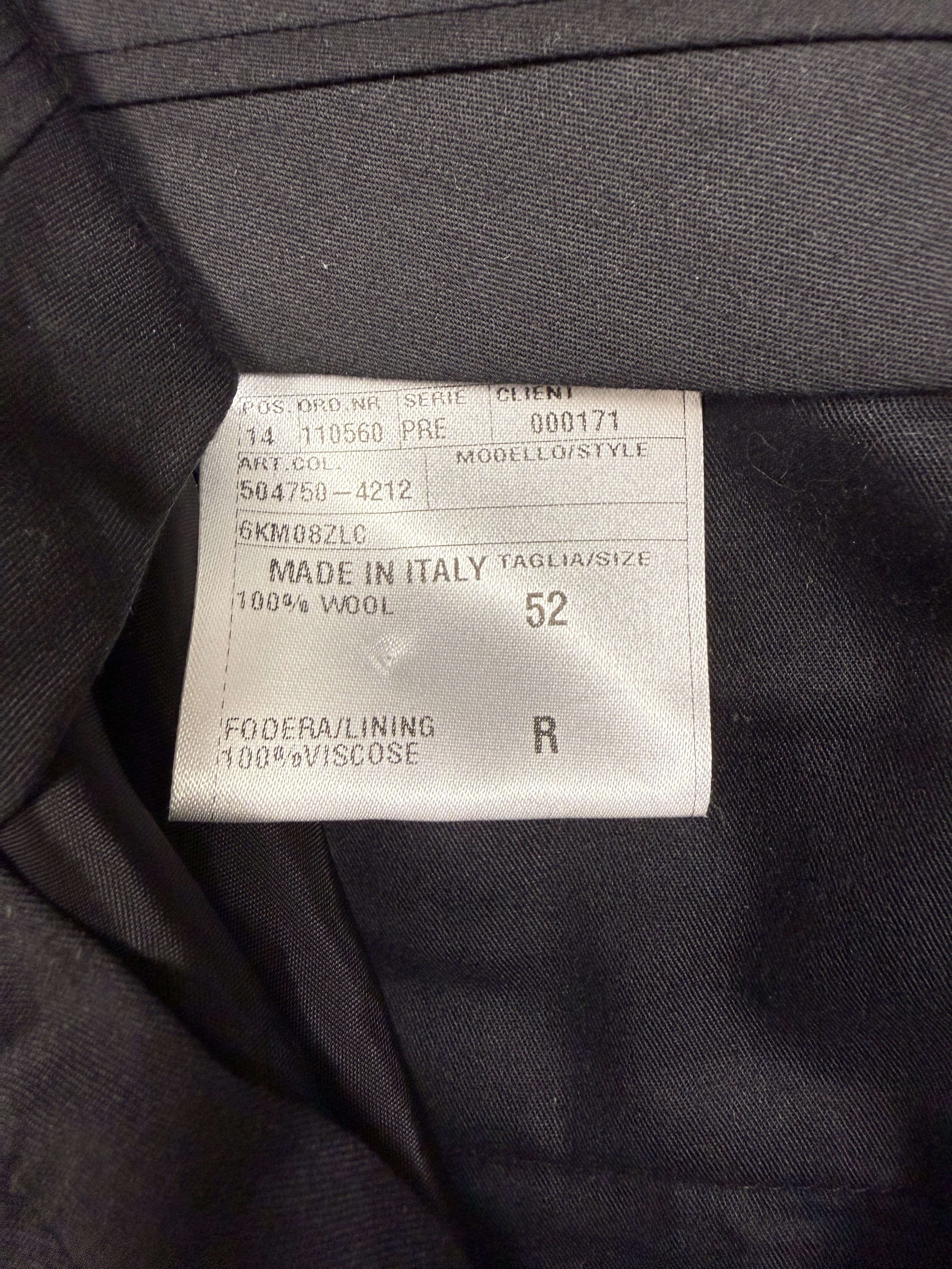 Kingsman Kingsman Gray Wool Suit Size 52R - 9 Thumbnail