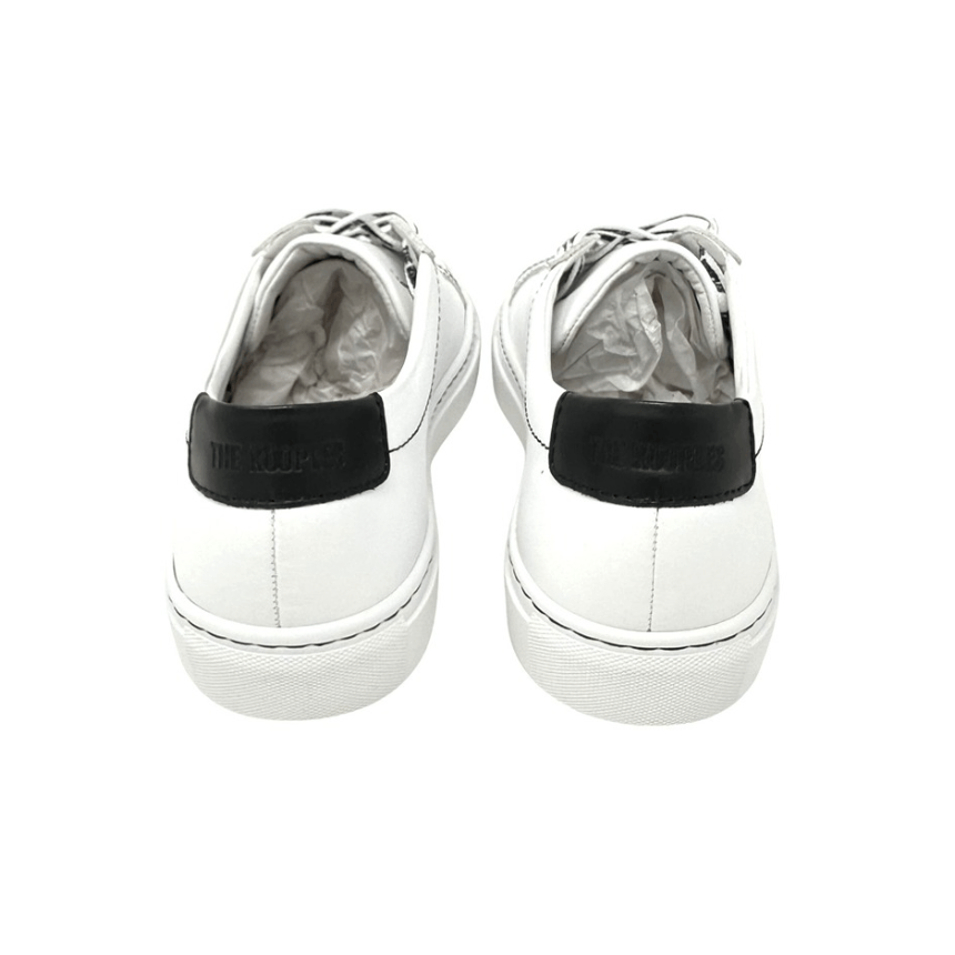 The Kooples The Kooples White Leather Lace-Up Sneakers w Contrast Stitch Size US 9 / EU 42 - 4 Thumbnail