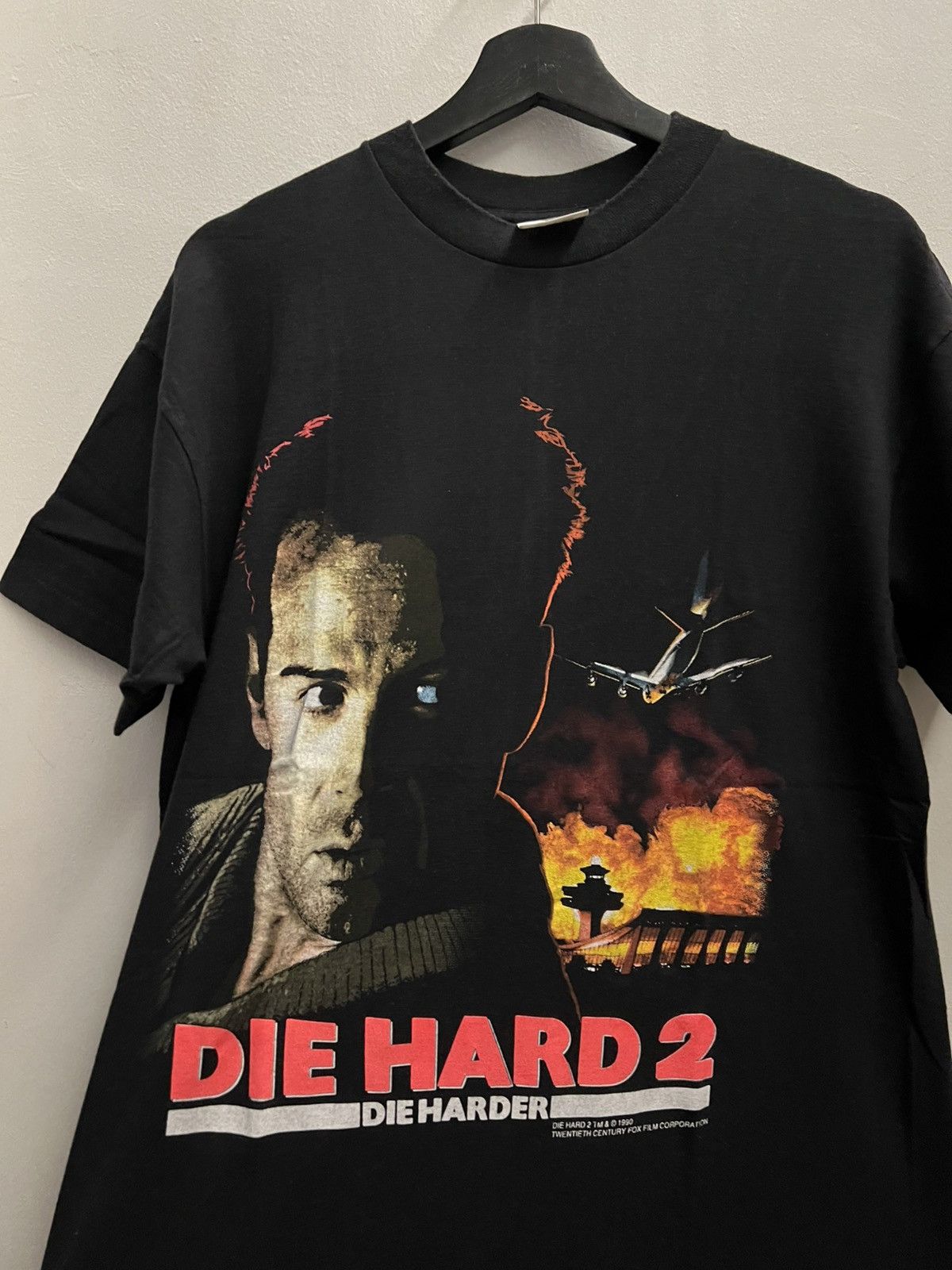 Vintage Vintage 1990 Die Hard 2 Die Harder Size US L / EU 52-54 / 3 - 1 Thumbnail