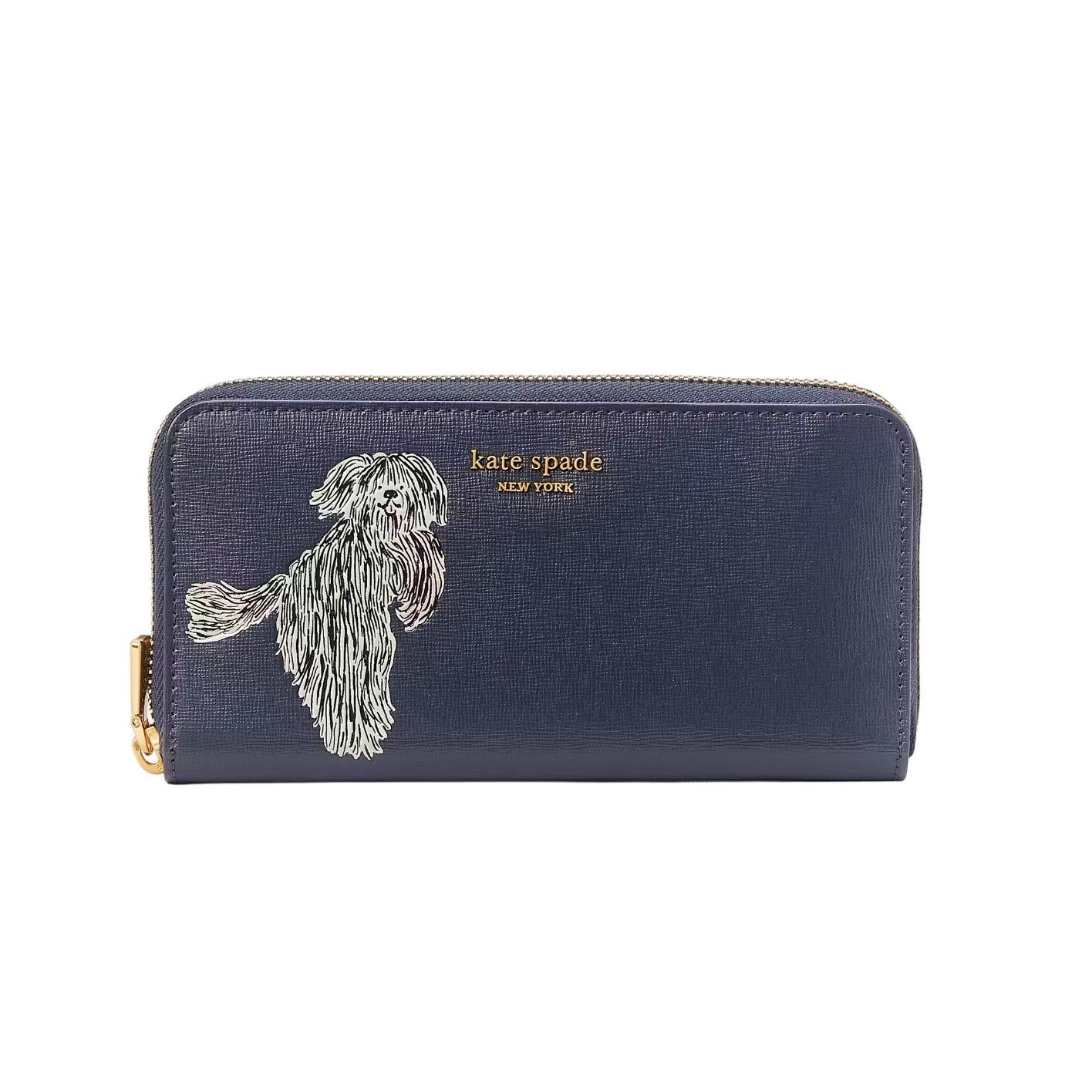 Kate Spade Kate Spade Shaggy Embossed Zip-around Continental Wallet Size ONE SIZE - 1 Thumbnail
