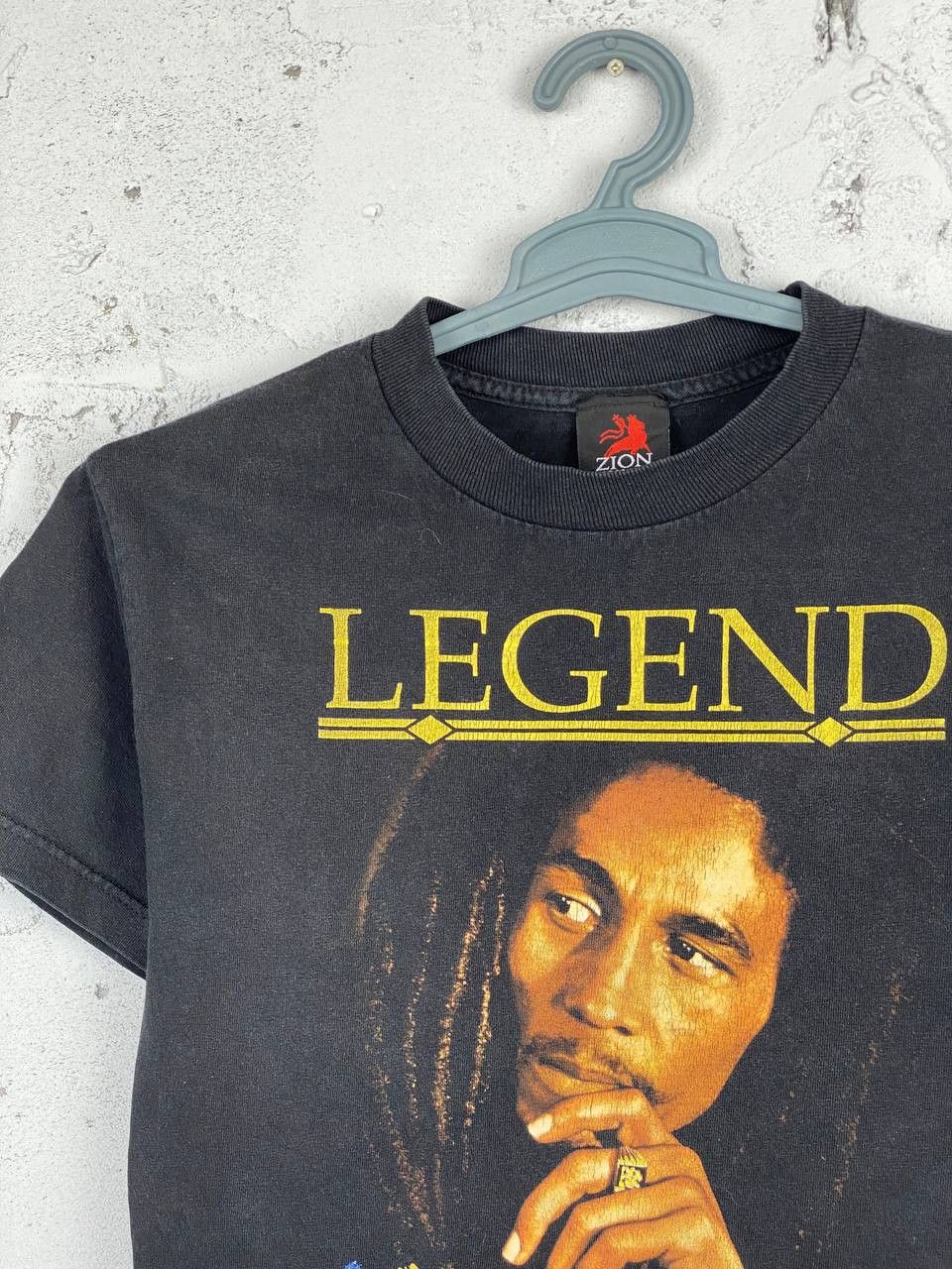 Band Tees × Bob Marley × Zion Rootswear VINTAGE BOB MARLEY Reggae Rare Jamaica T Shirt Size US S / EU 44-46 / 1 - 4 Thumbnail