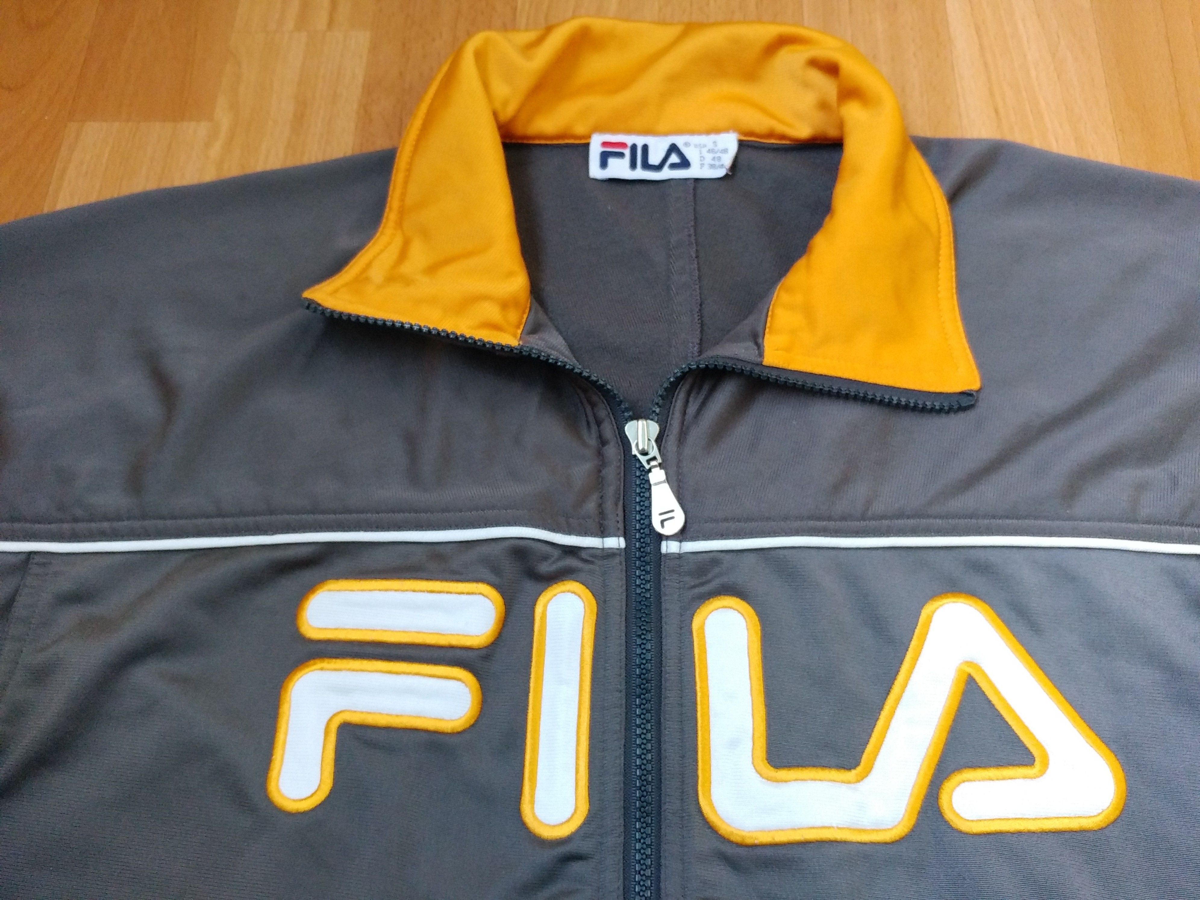 Fila × Vintage FILA jacket, gray, vintage track top, 90s hip hop, 1990s S Size US S / EU 44-46 / 1 - 5 Thumbnail