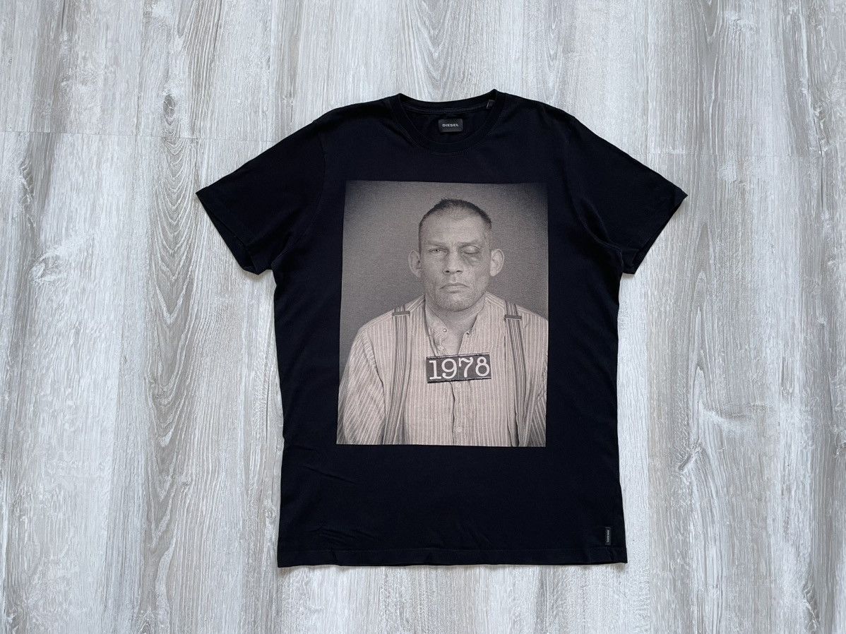 Diesel Diesel T-Eckart Convict Black Graphic T Shirt Fighting Box Size US S / EU 44-46 / 1 - 1 Thumbnail