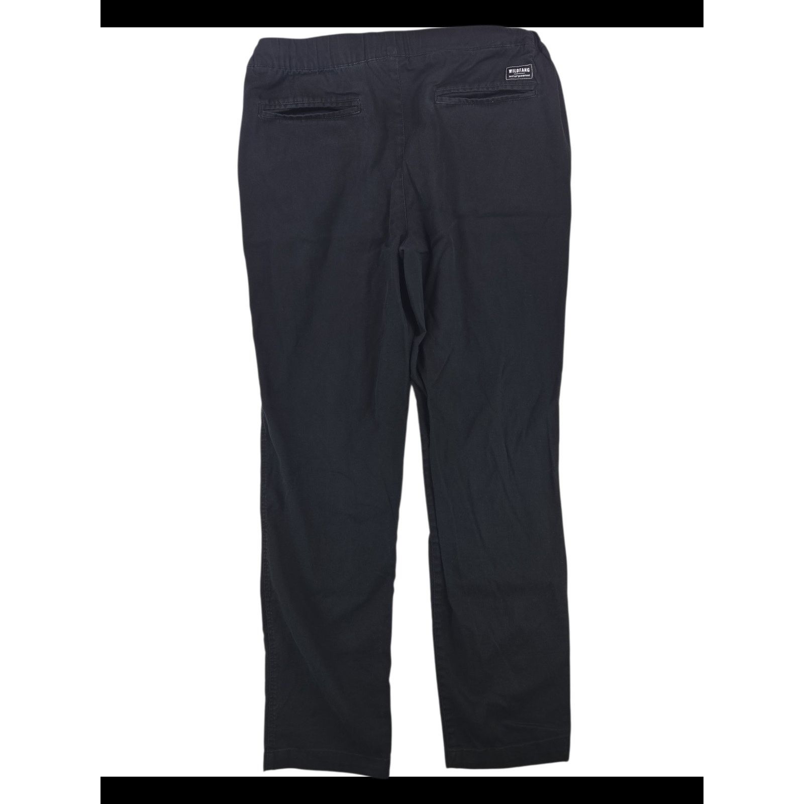 Wildfang Wildfang | Black Essential Drawstring Pants | Size Medium Size 32" / US 10 / IT 46 - 5 Thumbnail