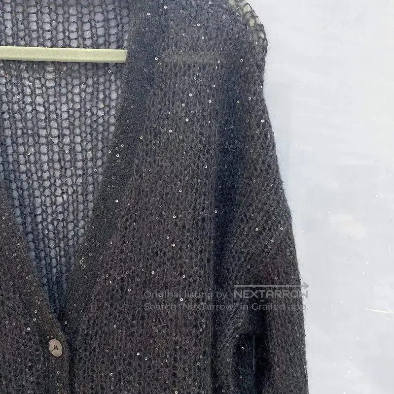 Miu Miu Miu Miu Black Cardigan Sweater for Women . Size L / US 10 / IT 46 - 4 Thumbnail