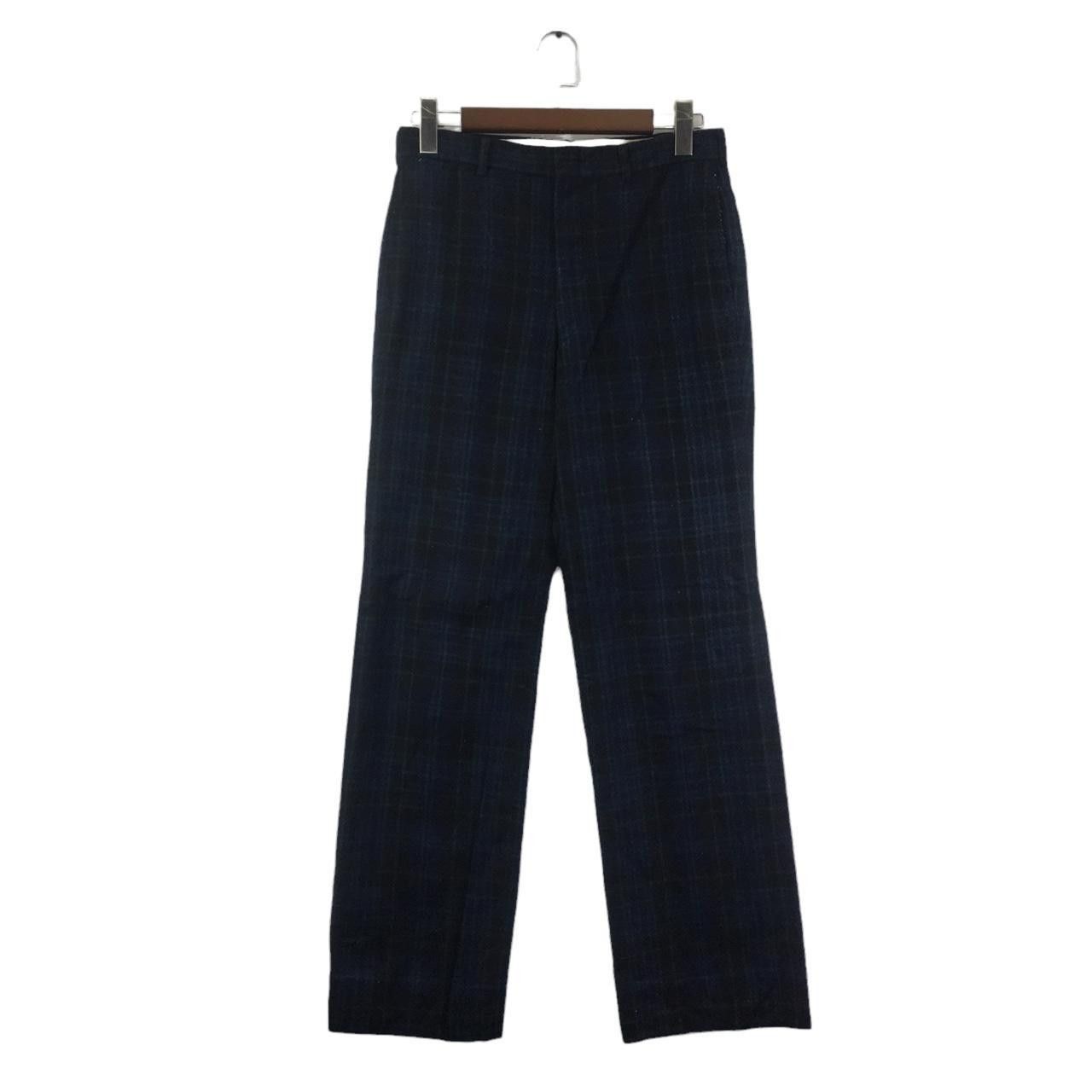 Vintage Vtg 90’ BLUE 5 JAPAN Designer Nova Checks Pant Trouser Size 32" / US 10 / IT 46 - 1 Thumbnail