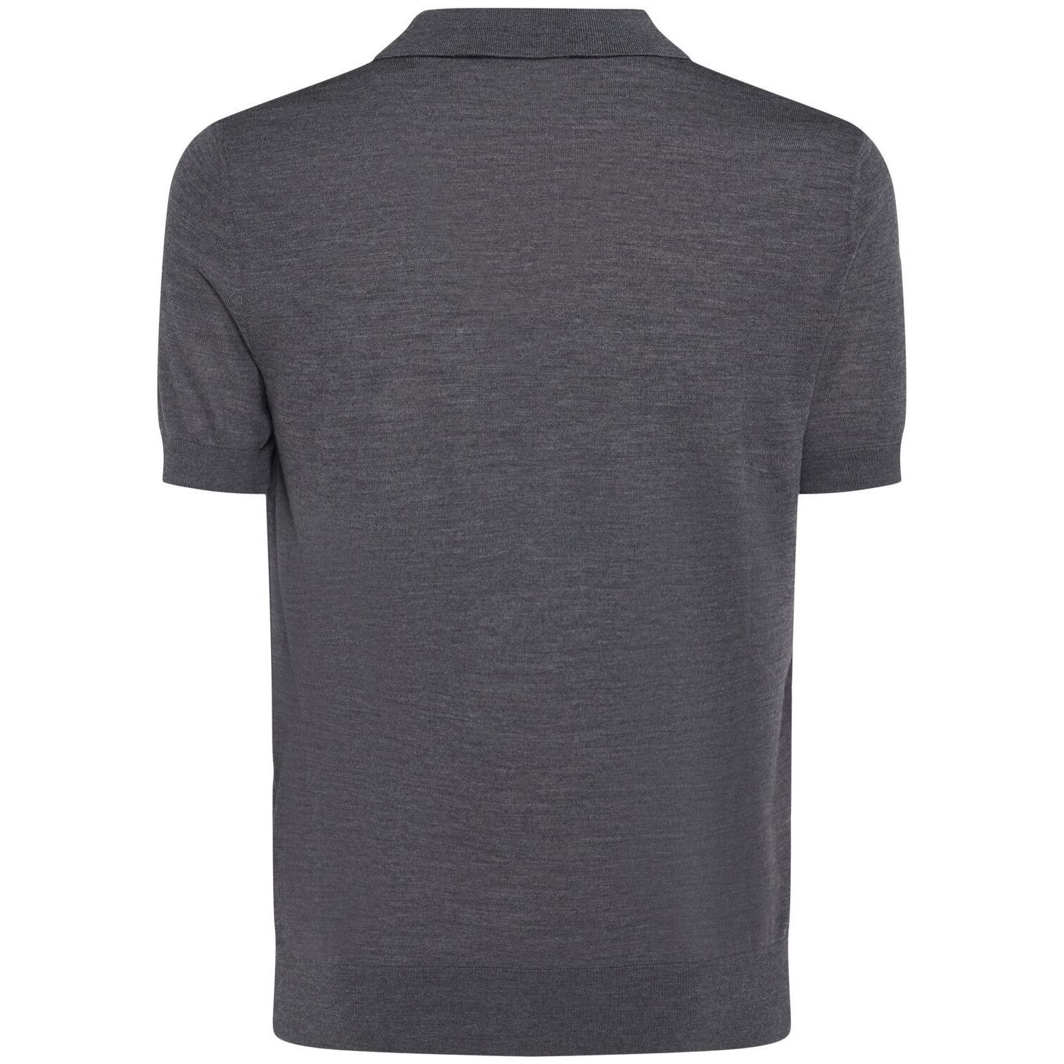 Dsquared2 DSQUARED2 Men's D2 Gray Wool Polo Shirt New & Authentic (Men Size US XXL / EU 58 / 5 - 2 Thumbnail