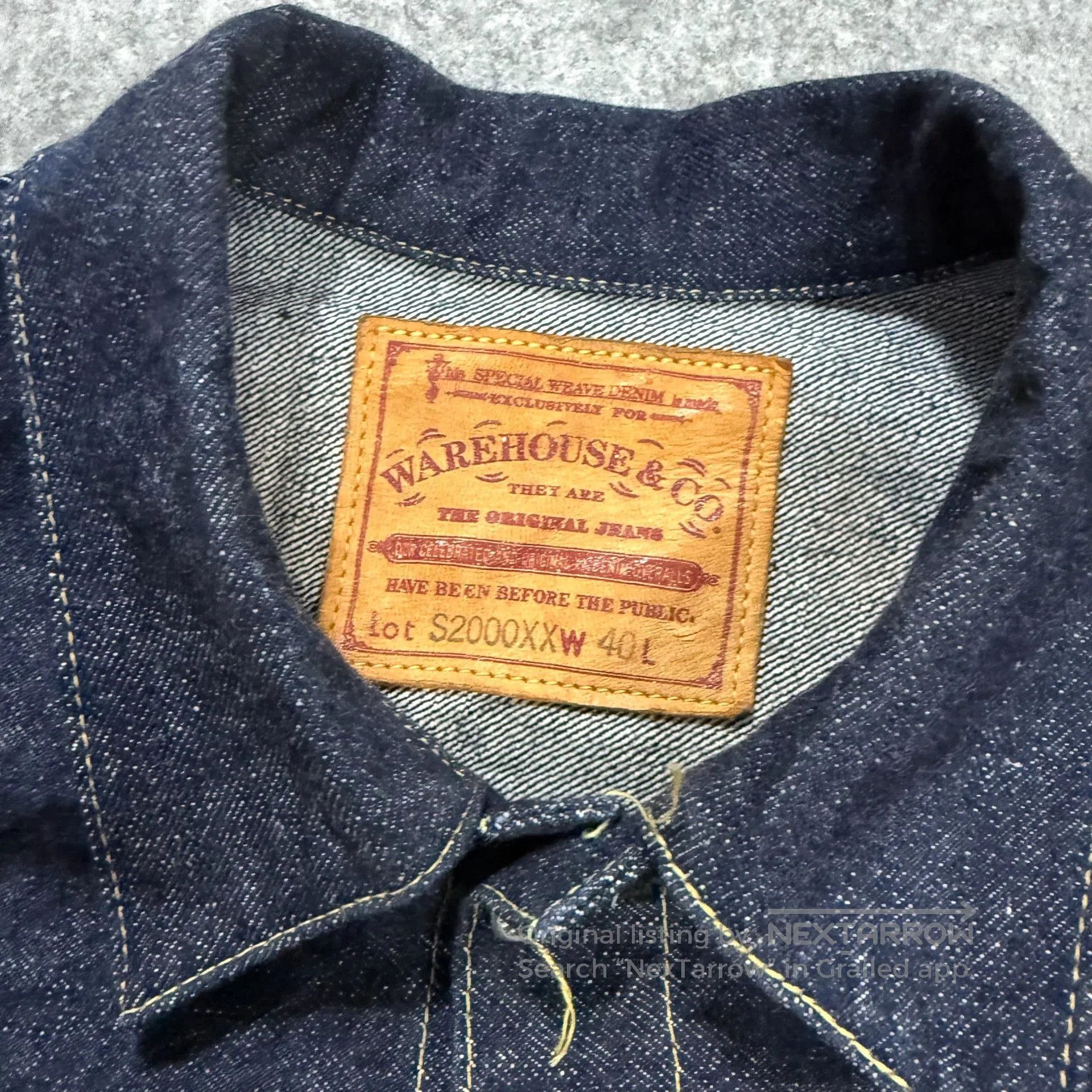 Warehouse Warehouse S2000XX Denim Jacket. Size US XXS / EU 40 - 5 Thumbnail
