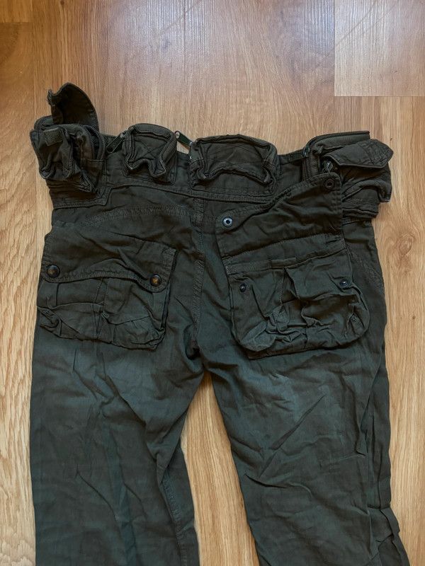 Japanese Brand × Le Grande Bleu (L.G.B.) 2000'S L.G.B. Utility Belt Flared Pants Size US 31 - 9 Thumbnail