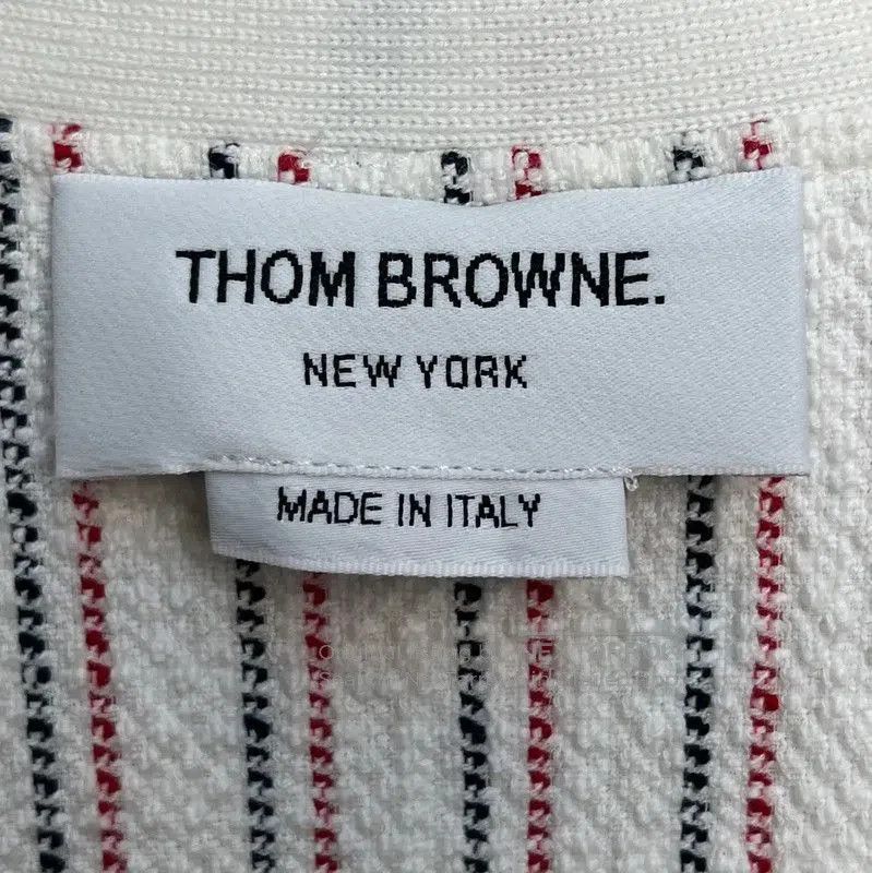 Thom Browne Thom Browne Women's White Striped Cardigan . Size L / US 10 / IT 46 - 5 Thumbnail