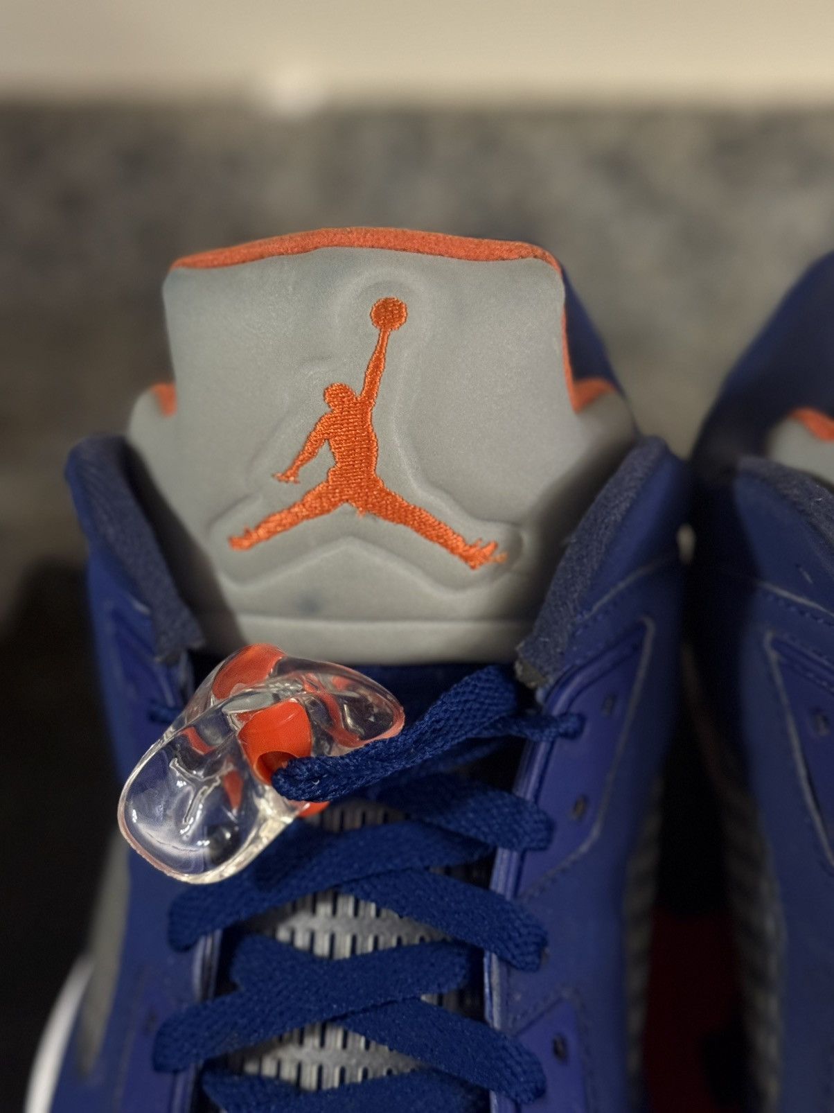 Jordan Brand × Nike Size 12 - Jordan 5 Retro Low Knicks 2016 819171-417 Size US 12 / EU 45 - 8 Thumbnail