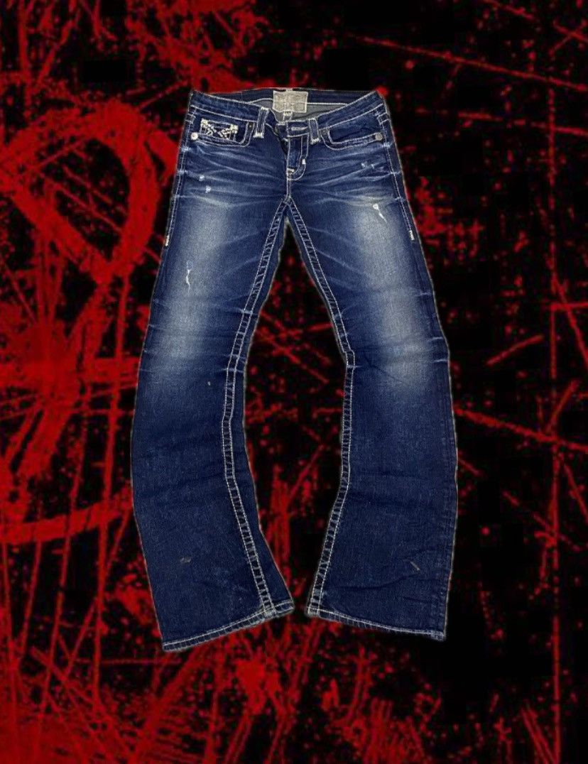 Japanese Brand Flared🔥 Big Star Bootcut Jeans Punk Size US 30 / EU 46 - 1 Thumbnail