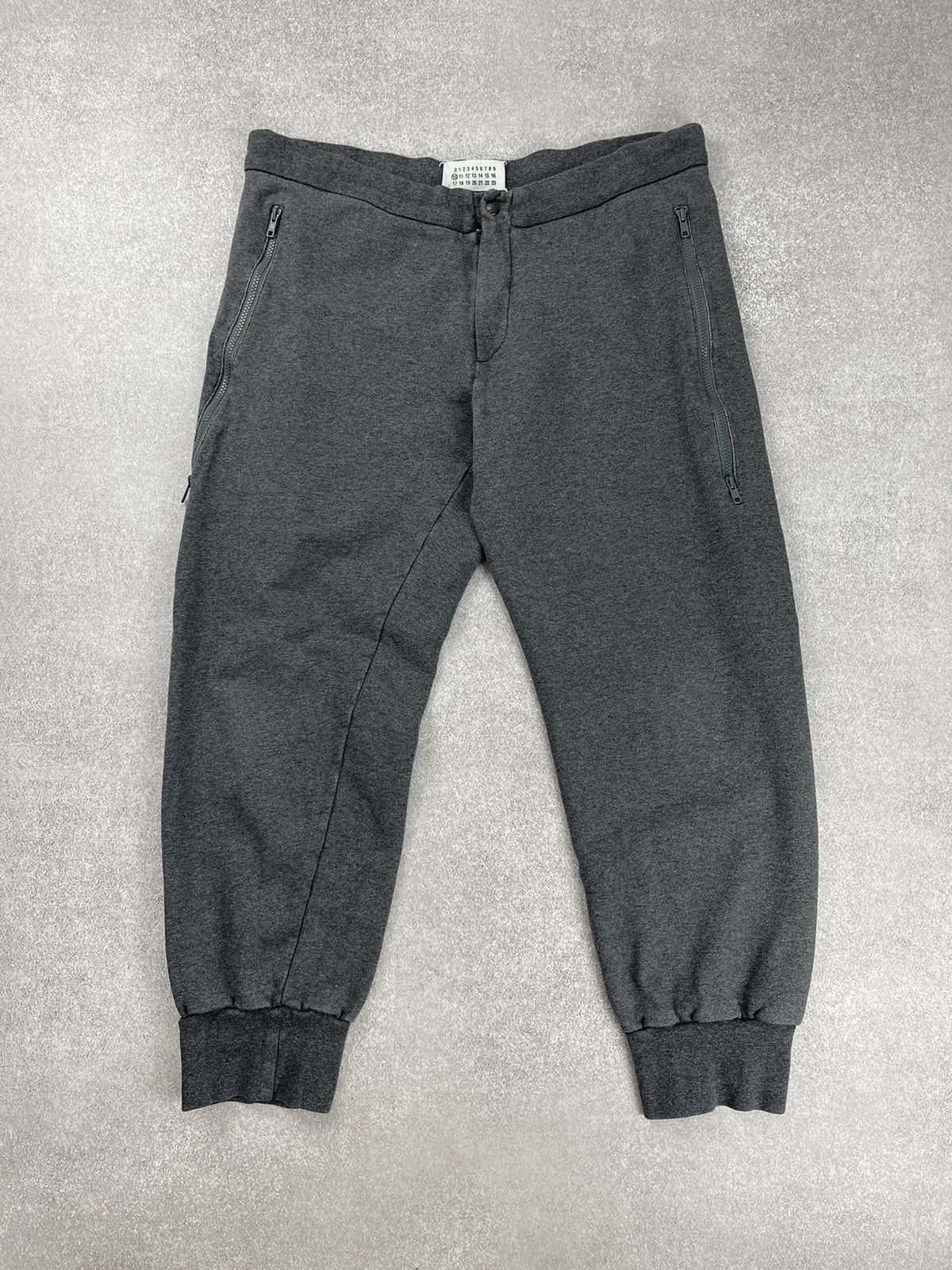 Maison Martin Margiela Grey Cotton Pants Size M