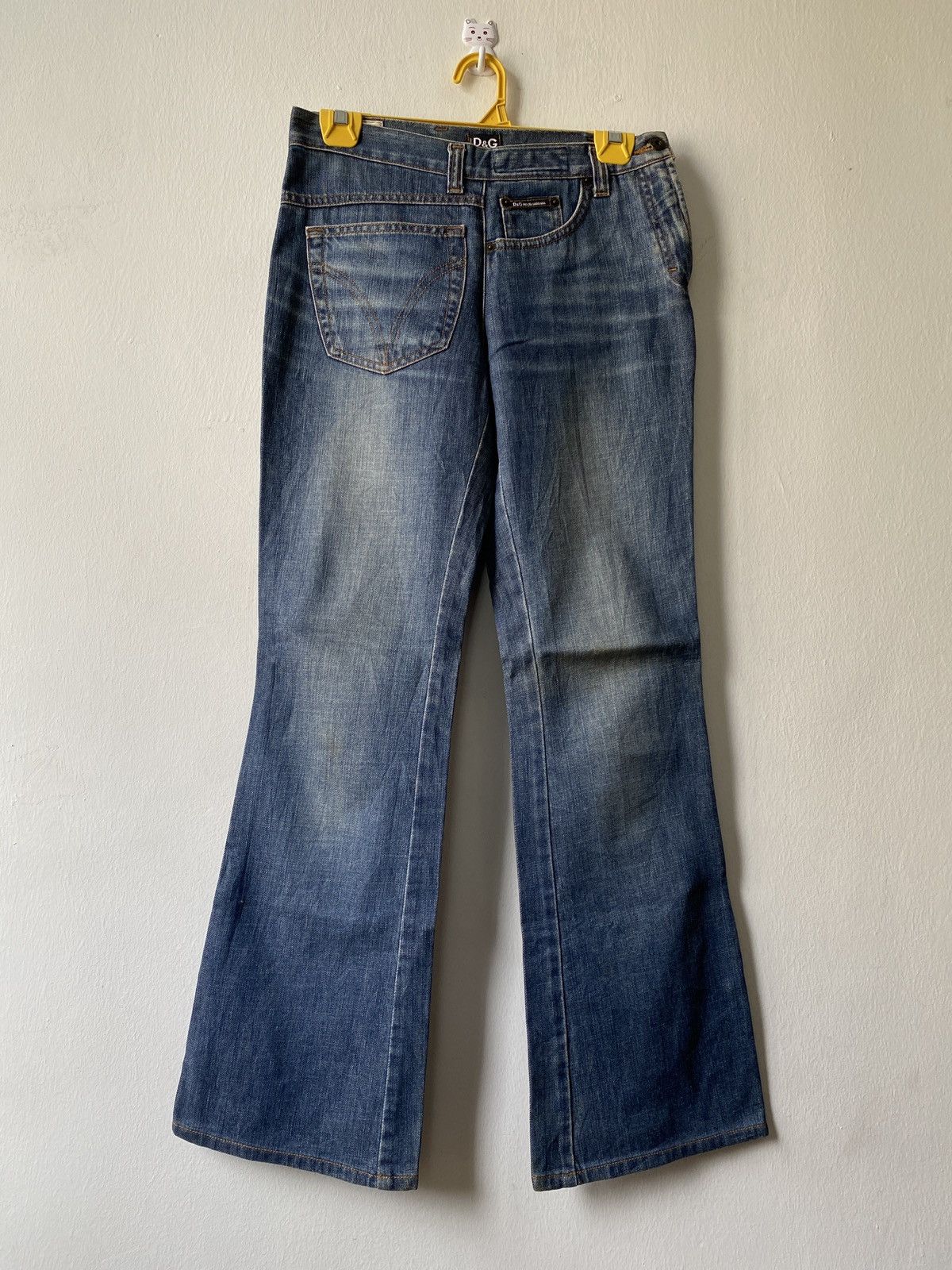 image of Dolce Gabbana x Vintage Dolce & Gabbana Flare Denim in Blue, Men's (Size 27)