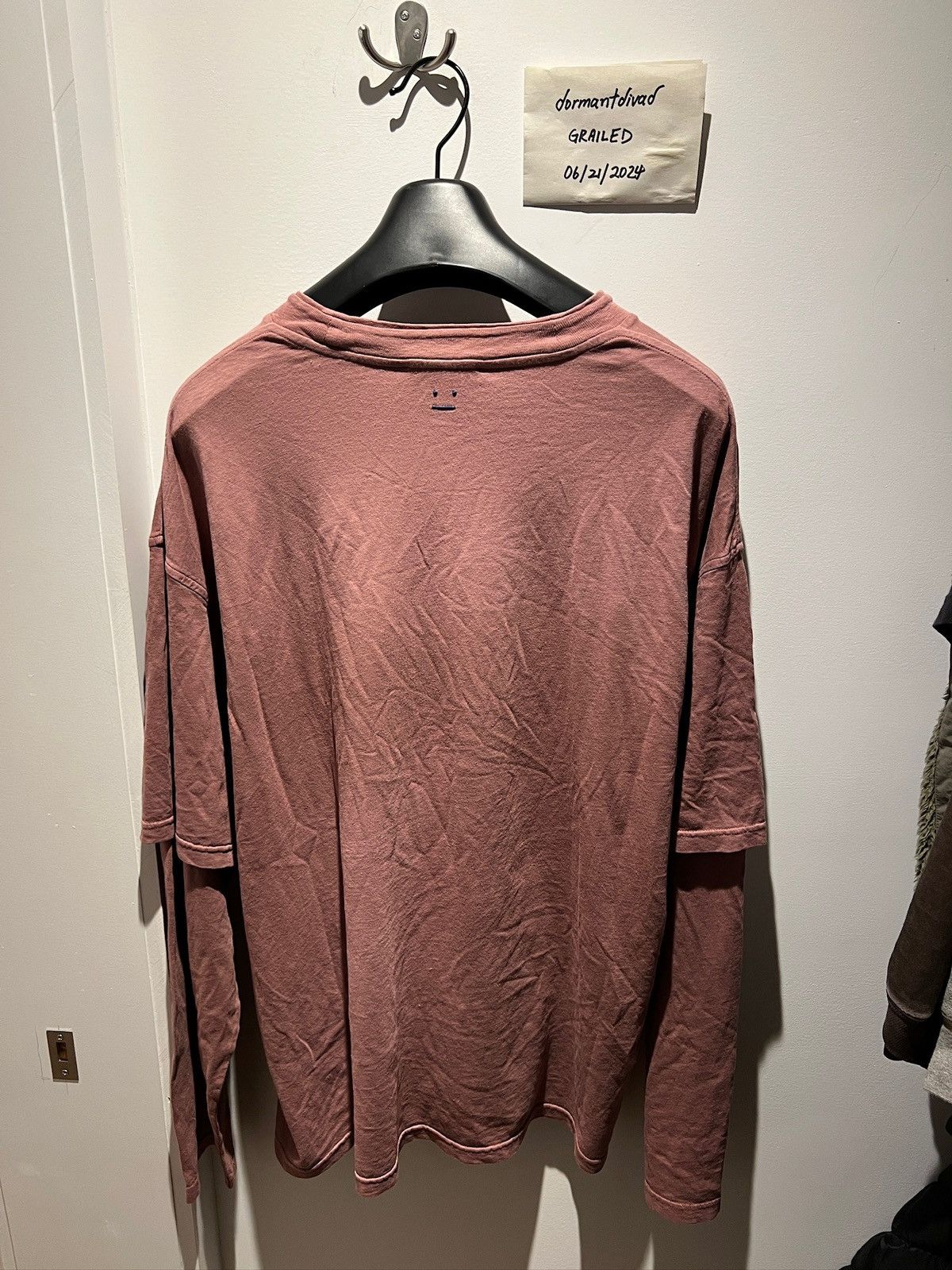 Acne Studios Acne Studios Face Patch Layered Long Sleeve T-Shirt Size US L / EU 52-54 / 3 - 2 Thumbnail