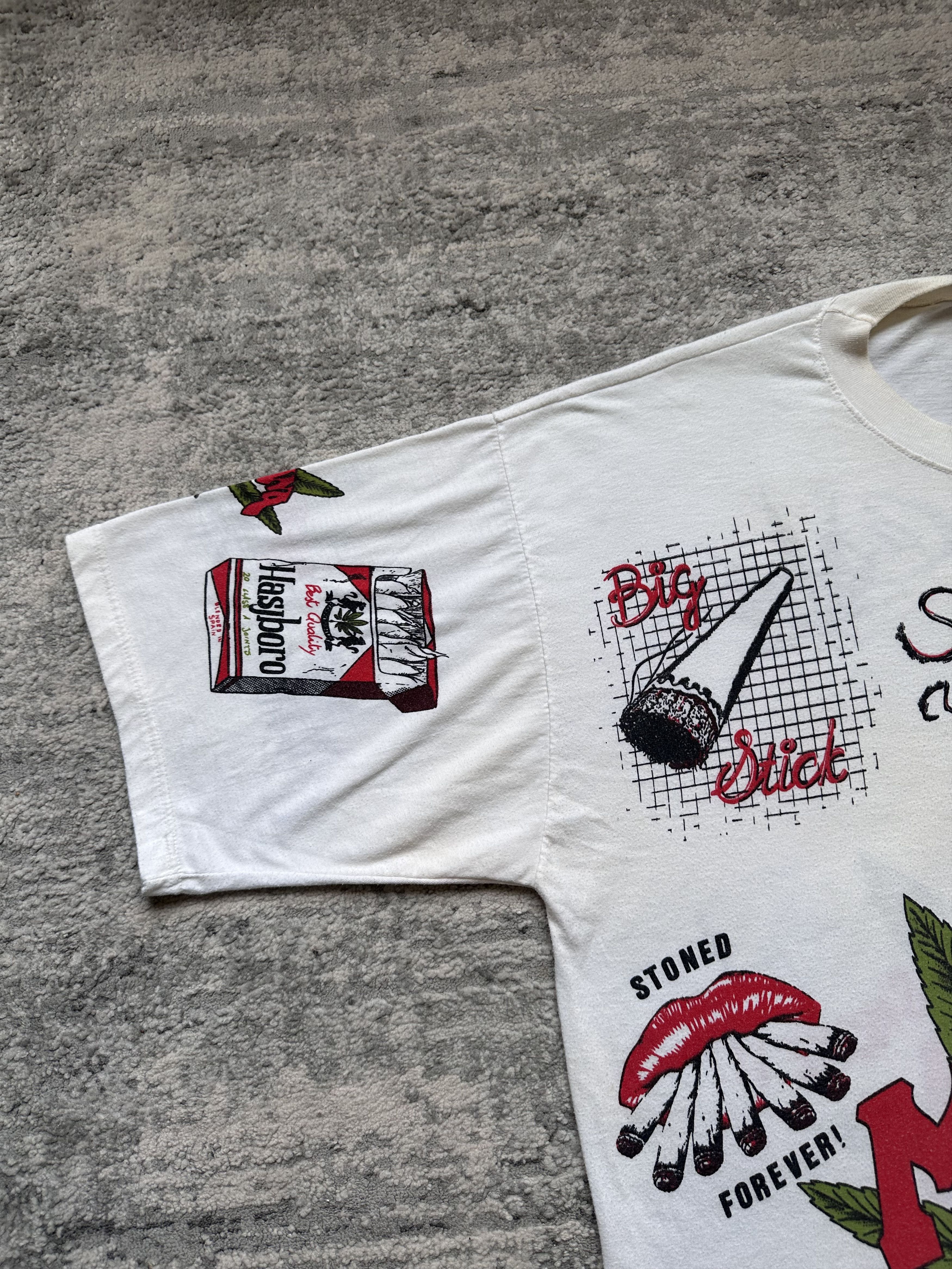 Vintage Vintage Cannabis Culture Graphic Oversize Streetwear T-Shirt Size US XL / EU 56 / 4 - 5 Thumbnail