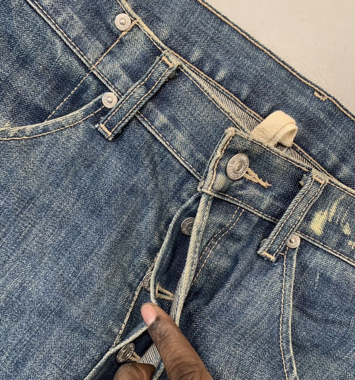 Levi's Vintage Levi’s engineer jeans denim Size US 34 / EU 50 - 5 Thumbnail
