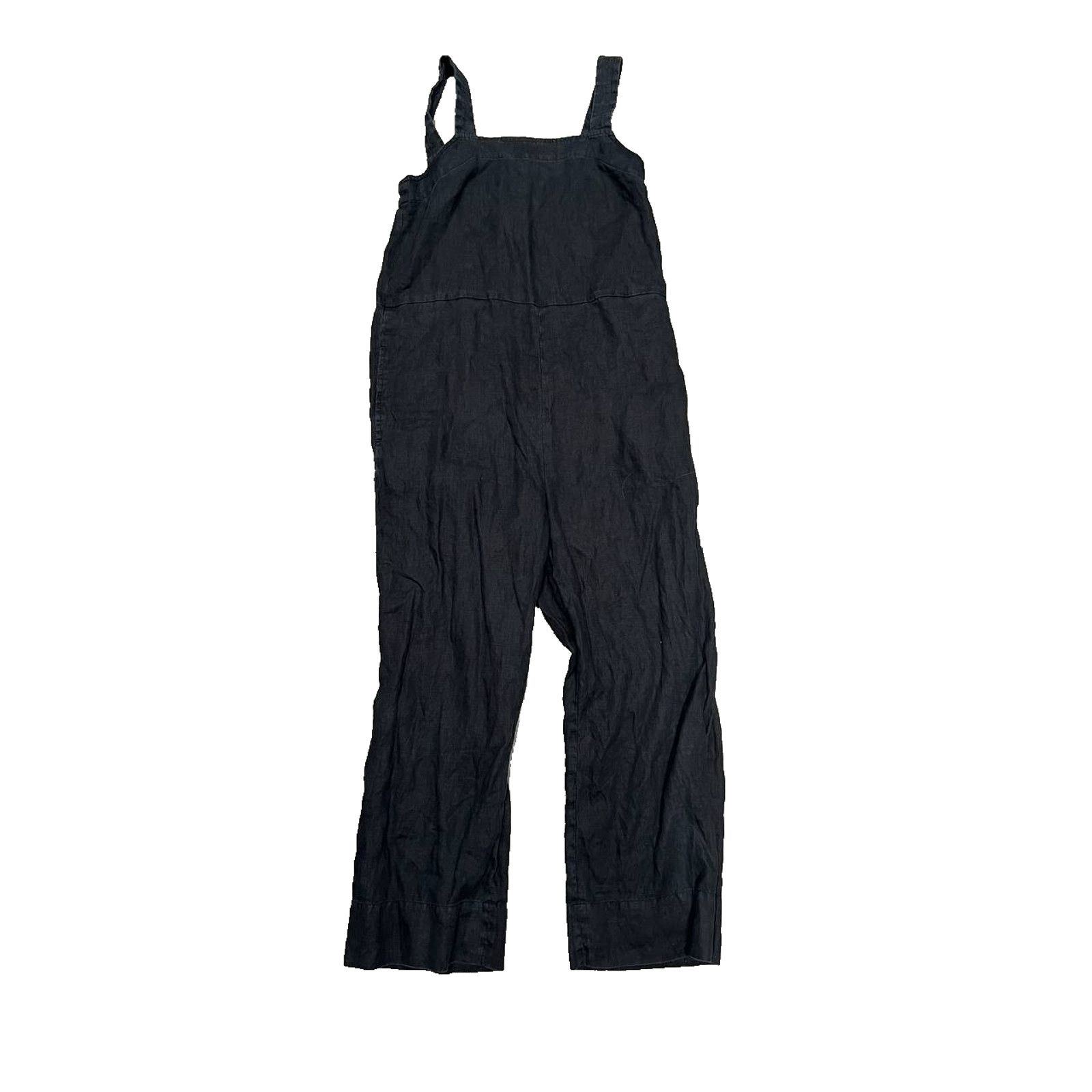 Everlane Everlane Women’s Black Pants Romper Sz 4 A003253 Size 27" / US 4 / IT 40 - 4 Thumbnail