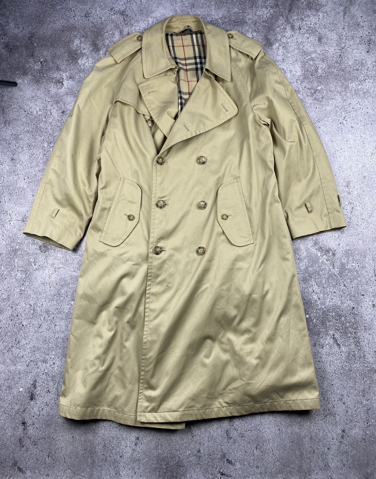 Burberry Vintage Burberry STYLE trench coat beige full novacheck Size US XL / EU 56 / 4 - 3 Thumbnail