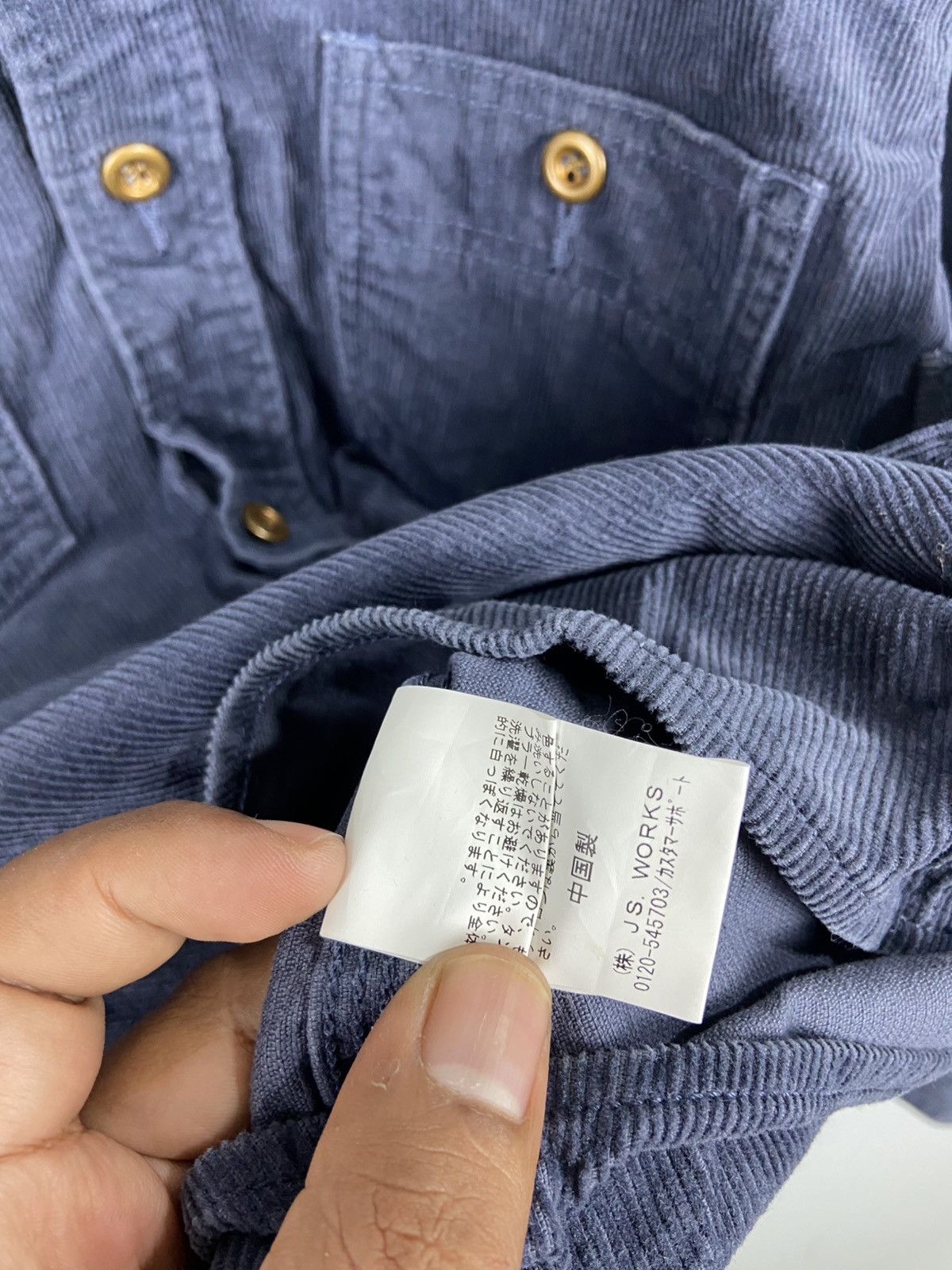 Journal Standard JOURNAL STANDARD OVERALLS CORDUROY JACKET Size US M / EU 48-50 / 2 - 9 Thumbnail