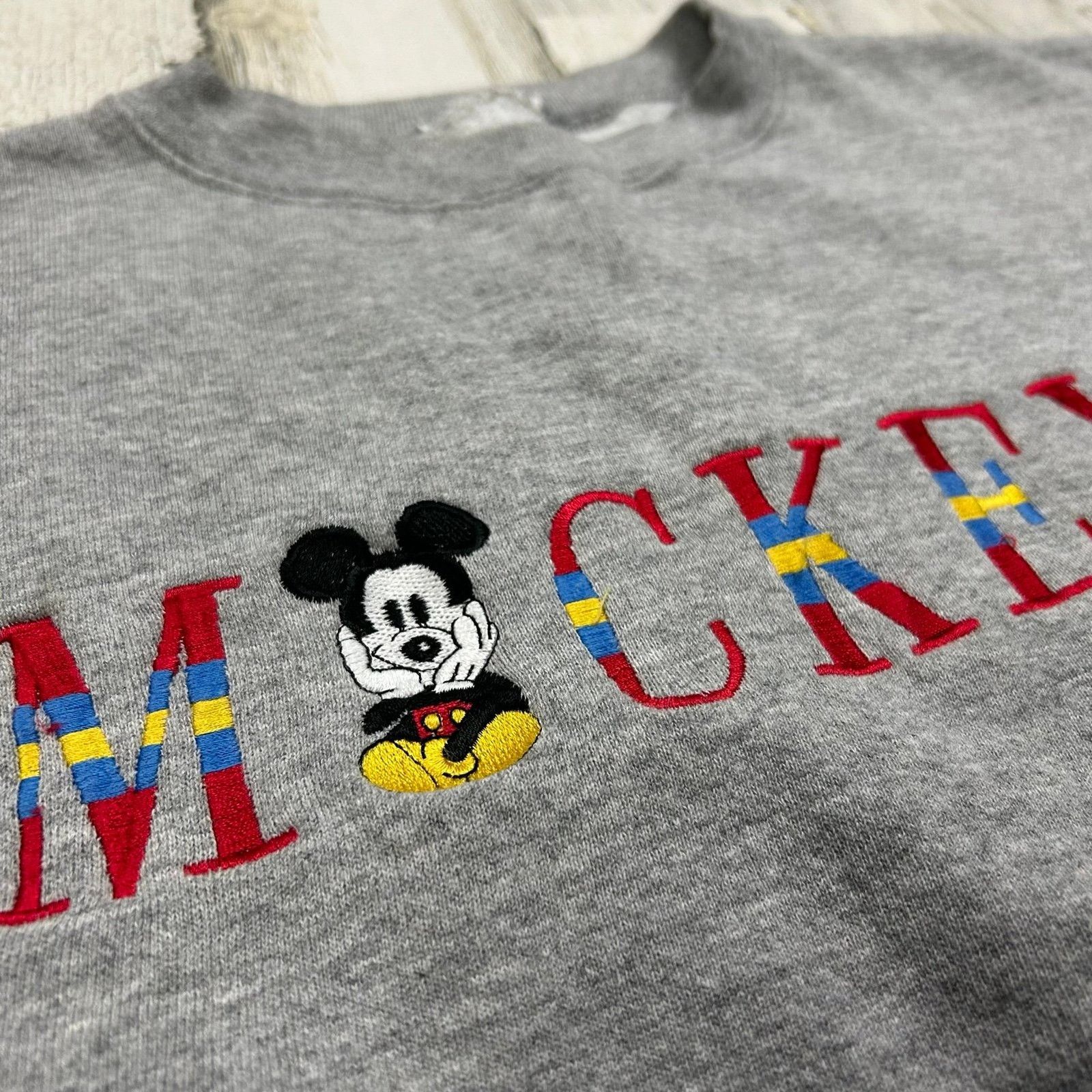 Disney × Vintage Vintage Disney Mickey Mouse Crewneck Size US L / EU 52-54 / 3 - 4 Thumbnail