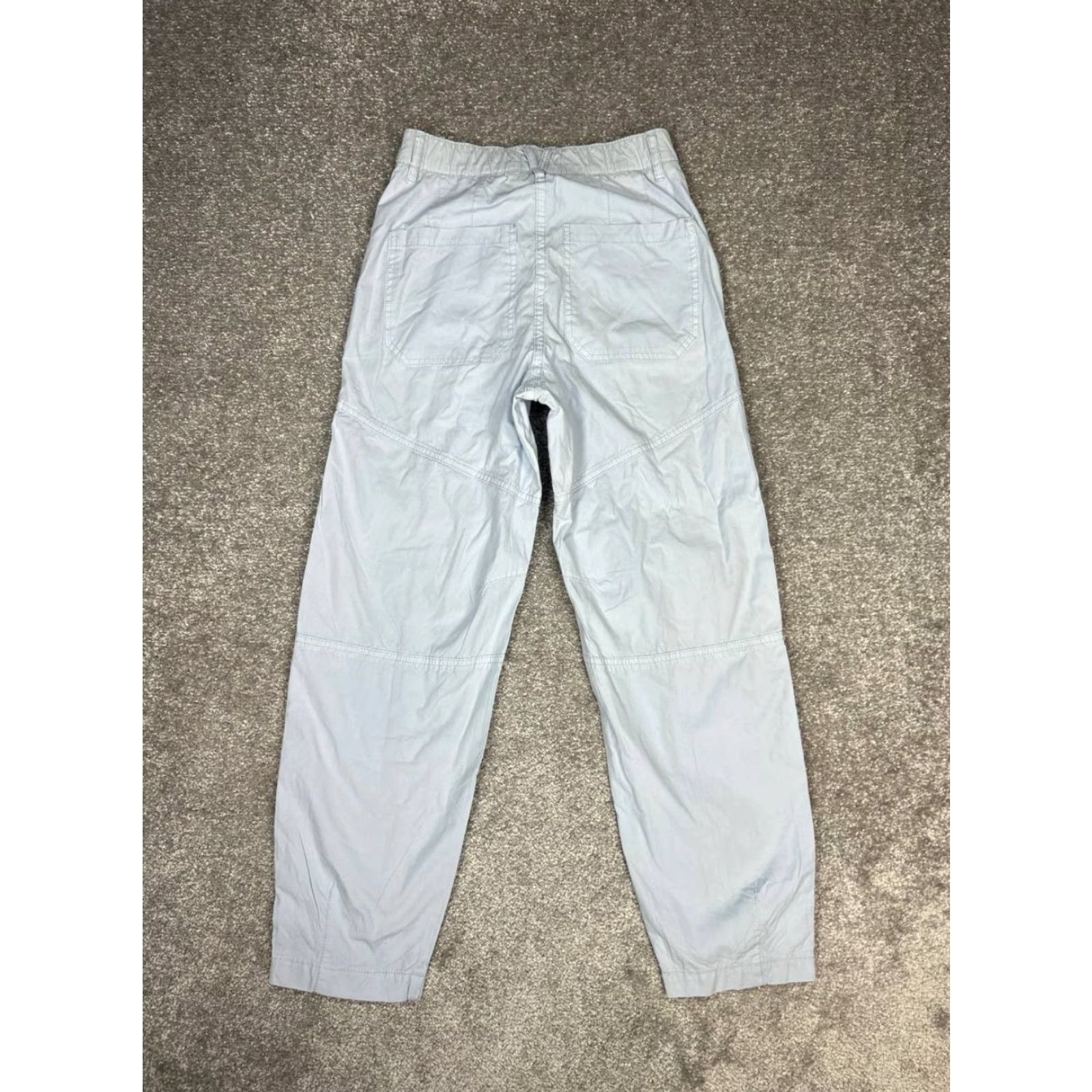 Anthropologie Maeve Anthropologie Cargo Pants Womens 24 Blue Cotton Tapered Leg High Rise Casual Pants Bohemian 90s Mens Women Girls or? Size 42" / US 20 - 7 Thumbnail