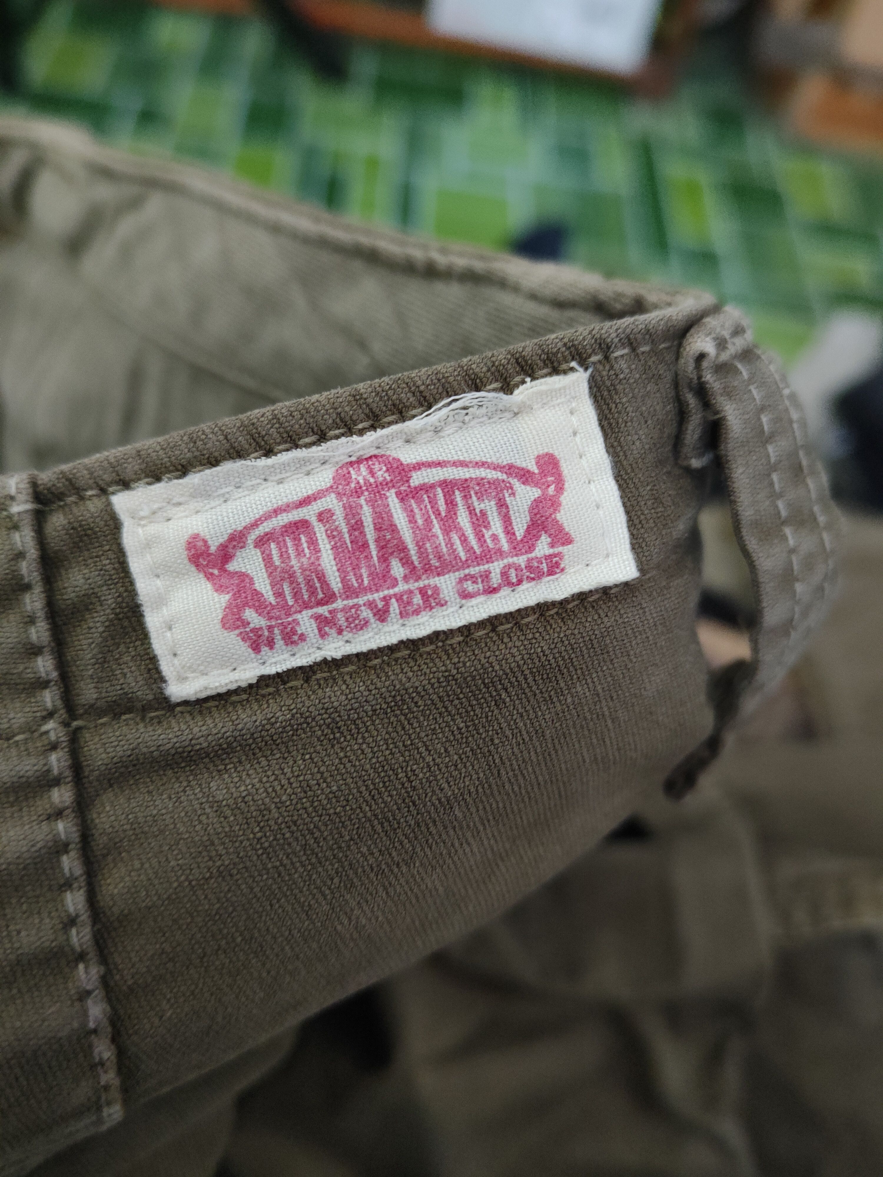 HOLLYWOOD RANCH MARKET DL Mr.HR Market Olive Multipocket Tactical Cargo Pants #457 Size US 28 / EU 44 - 12 Thumbnail