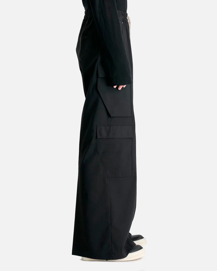 Rick Owens o1s1v1r1oon0925 Cargo Belas Pants in Black Size US 36 / EU 52 - 3 Thumbnail