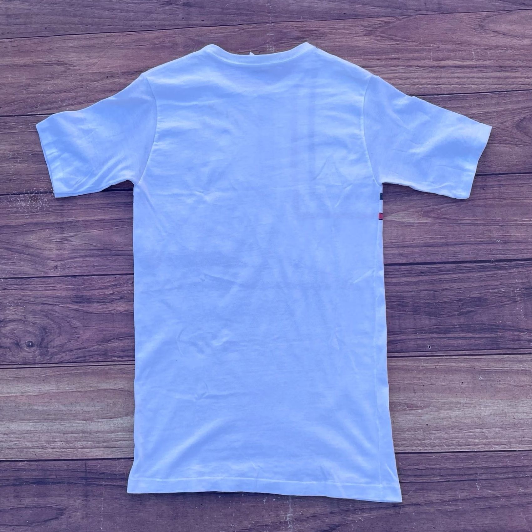 Adidas VINTAGE Adidas Trefoil T-Shirt White Small Graphic Tee 80s Single Stitch Mens Size US S / EU 44-46 / 1 - 8 Thumbnail
