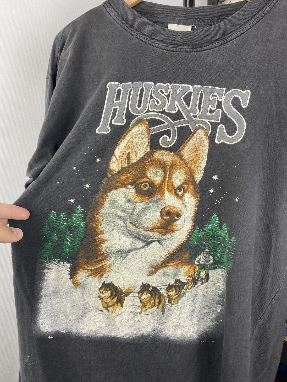Cartoon Network × Vintage 90s🔥Washed Faded Distressed Zip It London Huskies Vntg Tee Size US XL / EU 56 / 4 - 2 Thumbnail