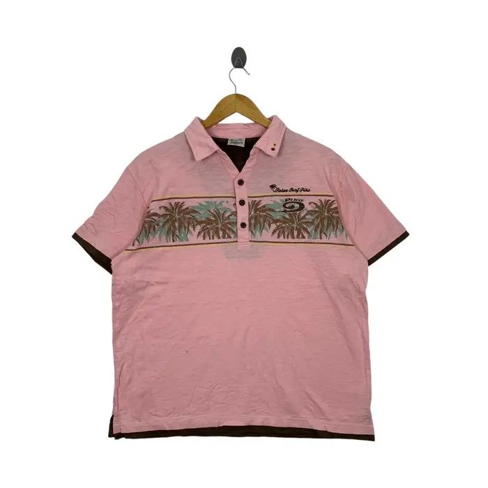 Vintage Vintage PIKO SURF HAWAII Longboard Wear Polo Tee Shirt Size 3XL / US 20-22 - 1 Thumbnail