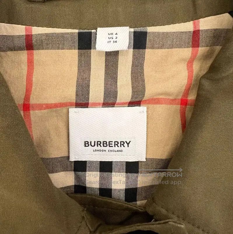 Burberry Burberry Military Green Women's Trench Coat. Size M / US 6-8 / IT 42-44 - 3 Thumbnail