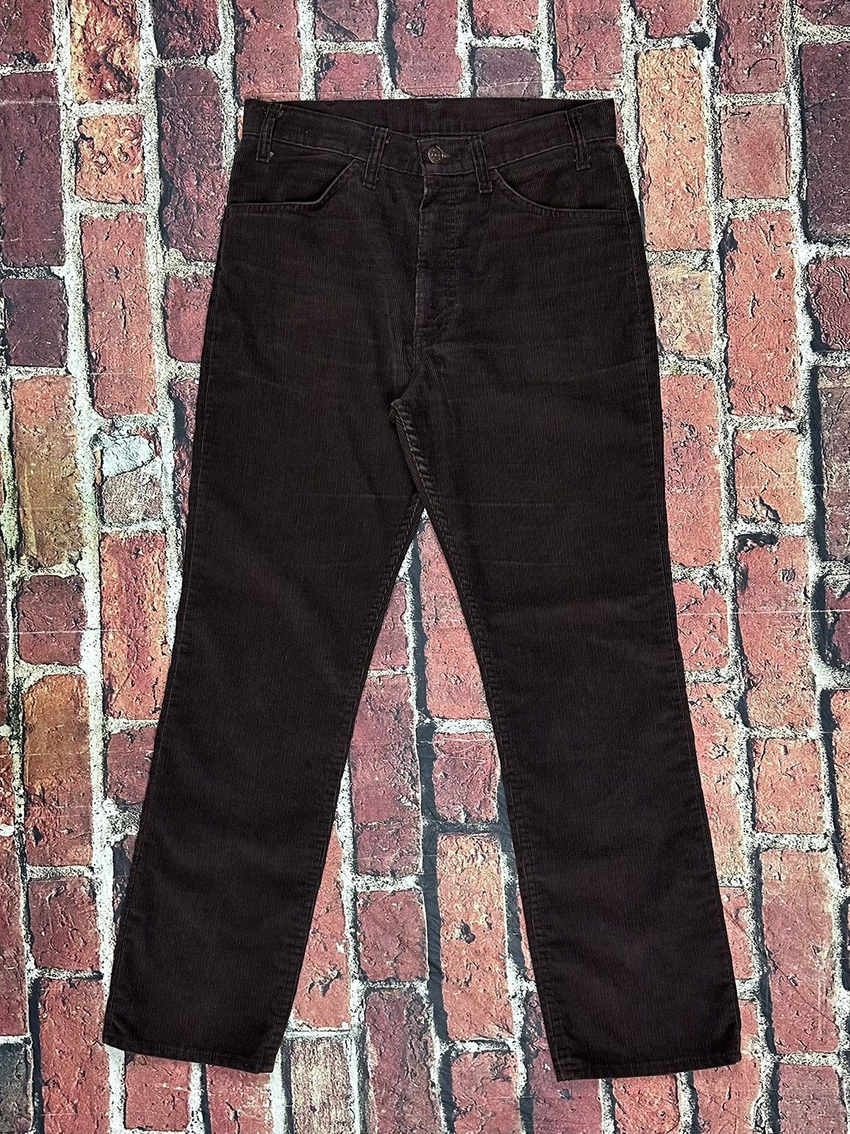 Vintage Levis 519 Corduroy Pants Talon 80s 33x30 Bootcut