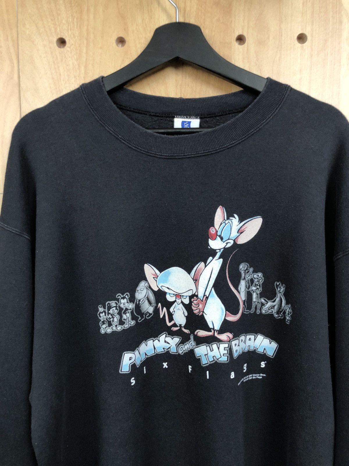 Vintage × Warner Bros Sweater Pinky and the Brain 90s size XL (23.5/28.5) Size US XL / EU 56 / 4 - 2 Thumbnail
