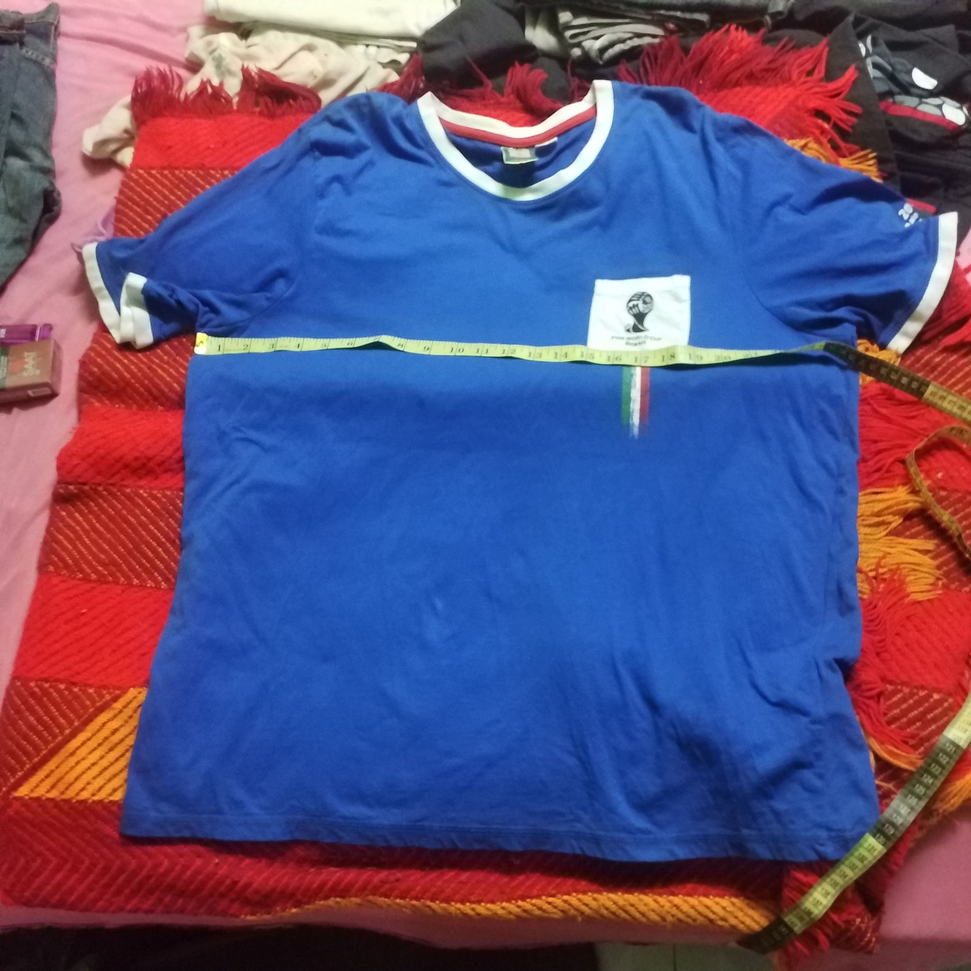 Other FIFA WORLD CUP BRASIL 2014 ITALIA HOME Size US XXL / EU 58 / 5 - 1 Thumbnail