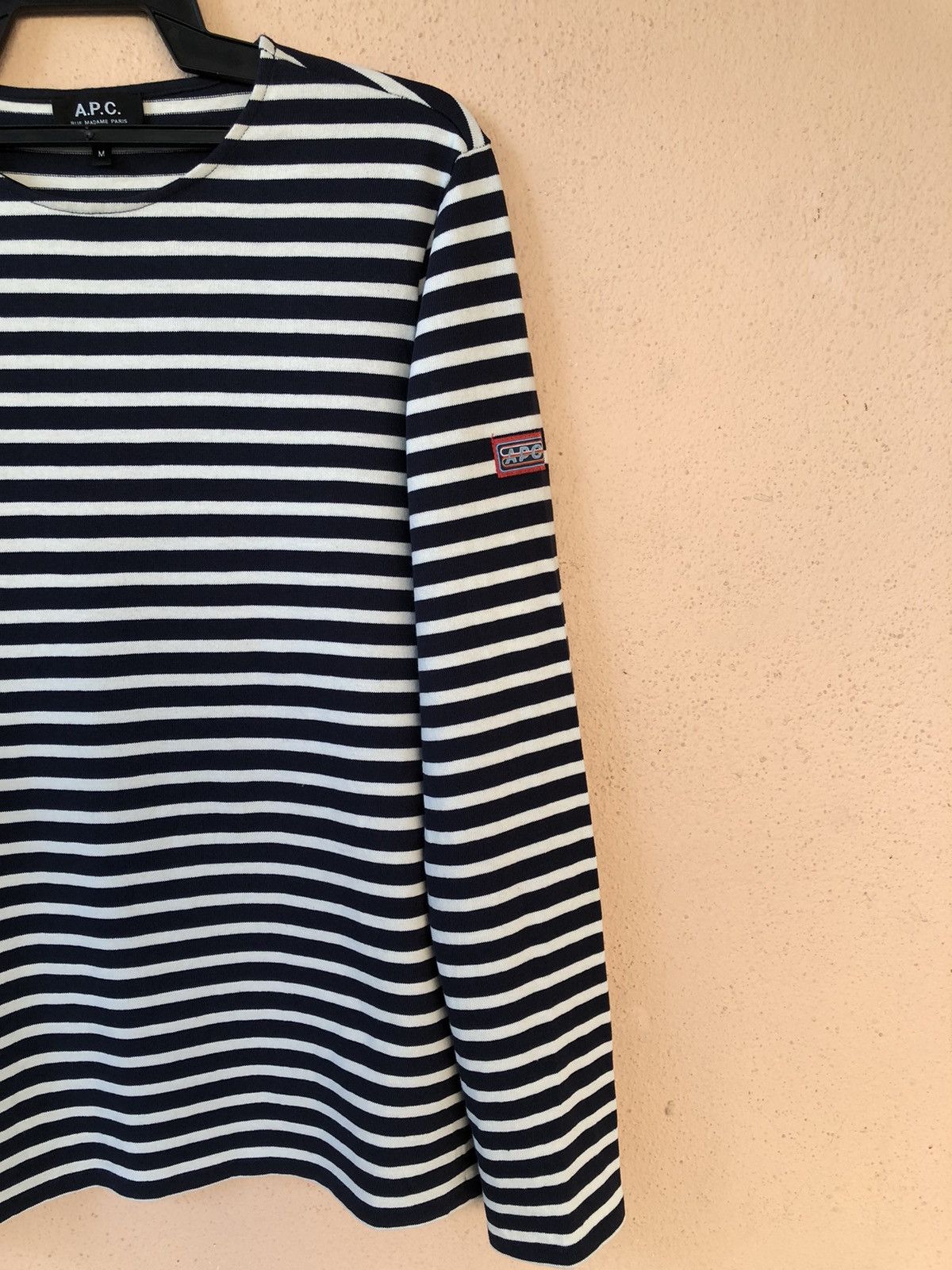 A.P.C. × Solid & Striped × Vintage Vintage A.P.C Striped LS Shirt Size US M / EU 48-50 / 2 - 3 Thumbnail