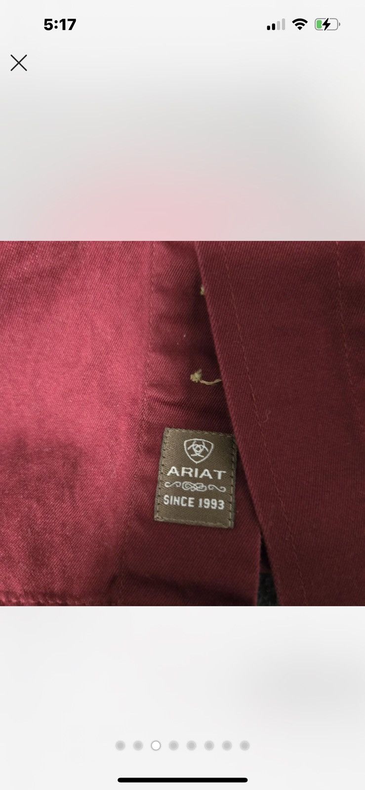 Ariat Ariat burgundy size M Size US M / EU 48-50 / 2 - 3 Thumbnail