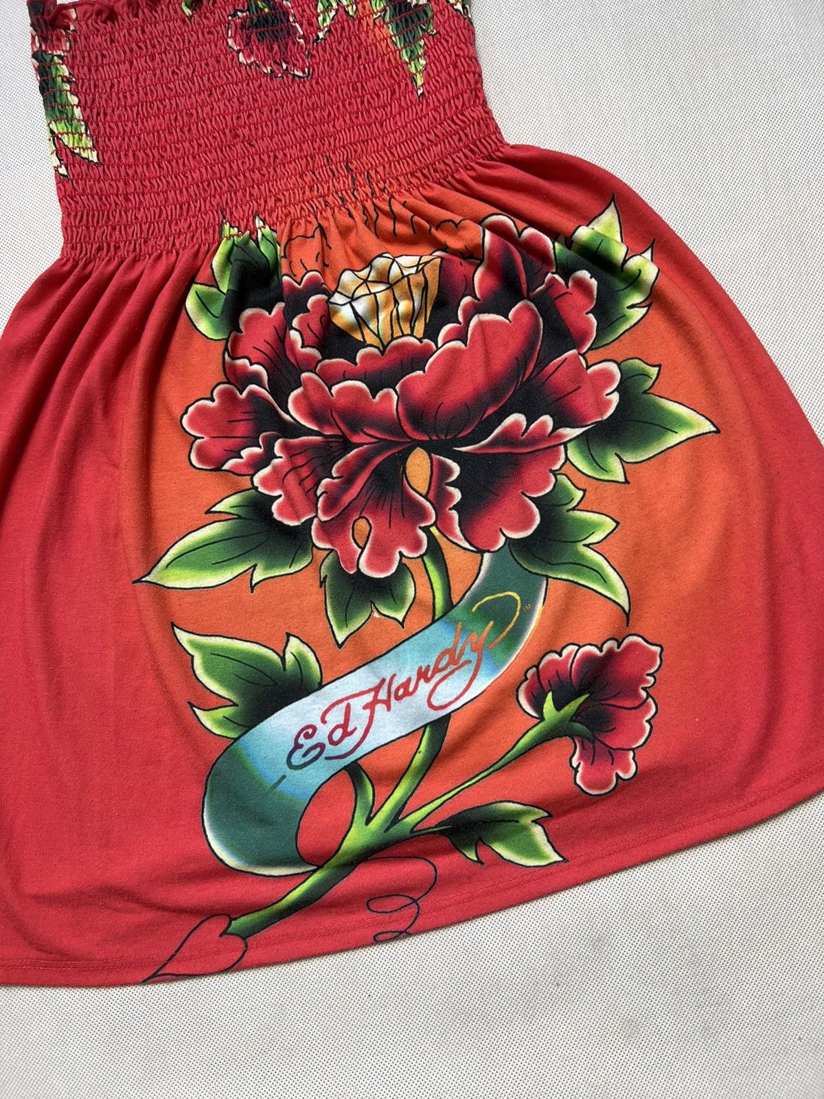 Ed Hardy × Vintage Skirt Ed Hardy flower y2k great Size 26" / US 2 / IT 38 - 3 Thumbnail