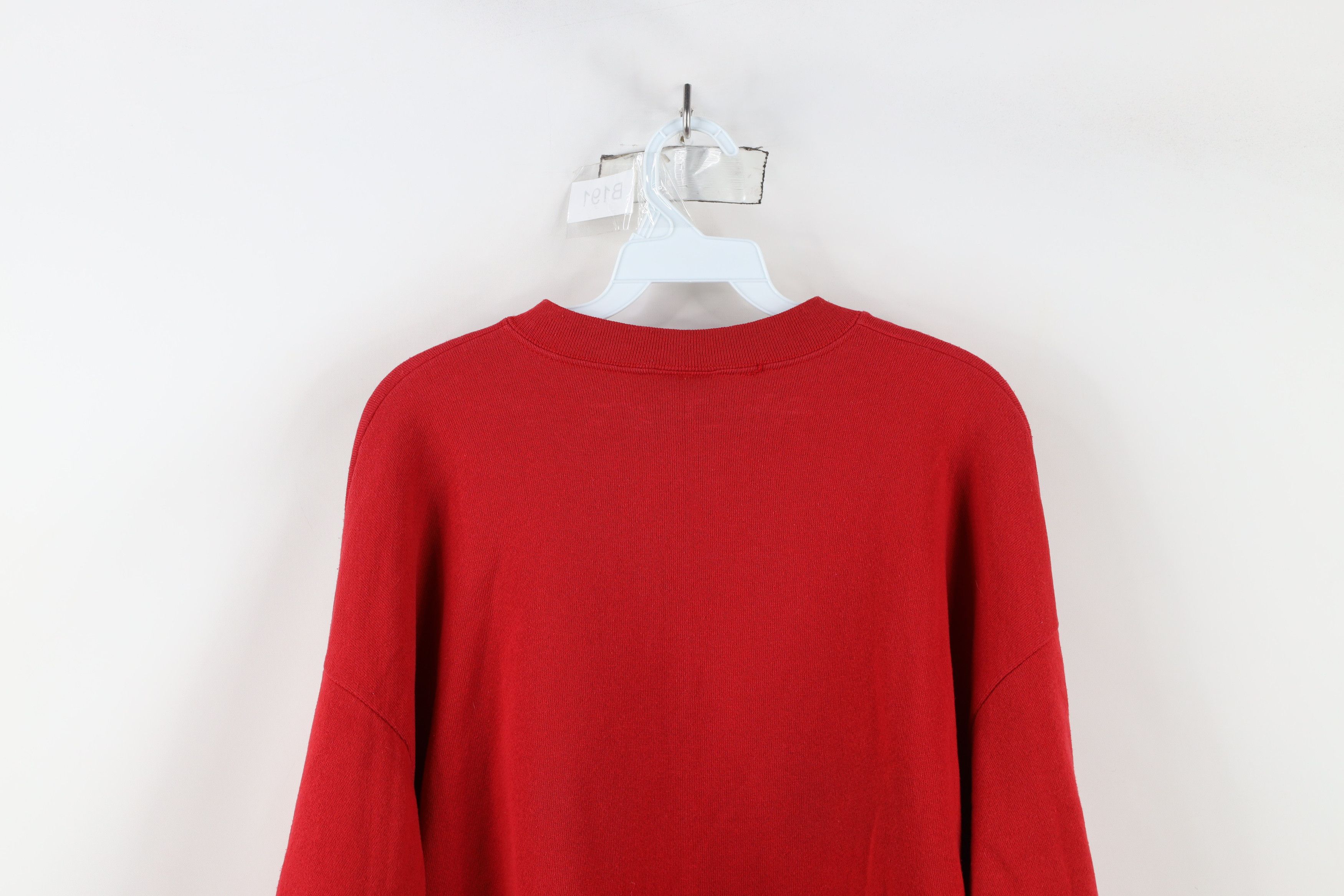 Vintage Vintage 90s Streetwear Peace On Earth Angel Bear Sweatshirt Size XL / US 12-14 / IT 48-50 - 14 Thumbnail