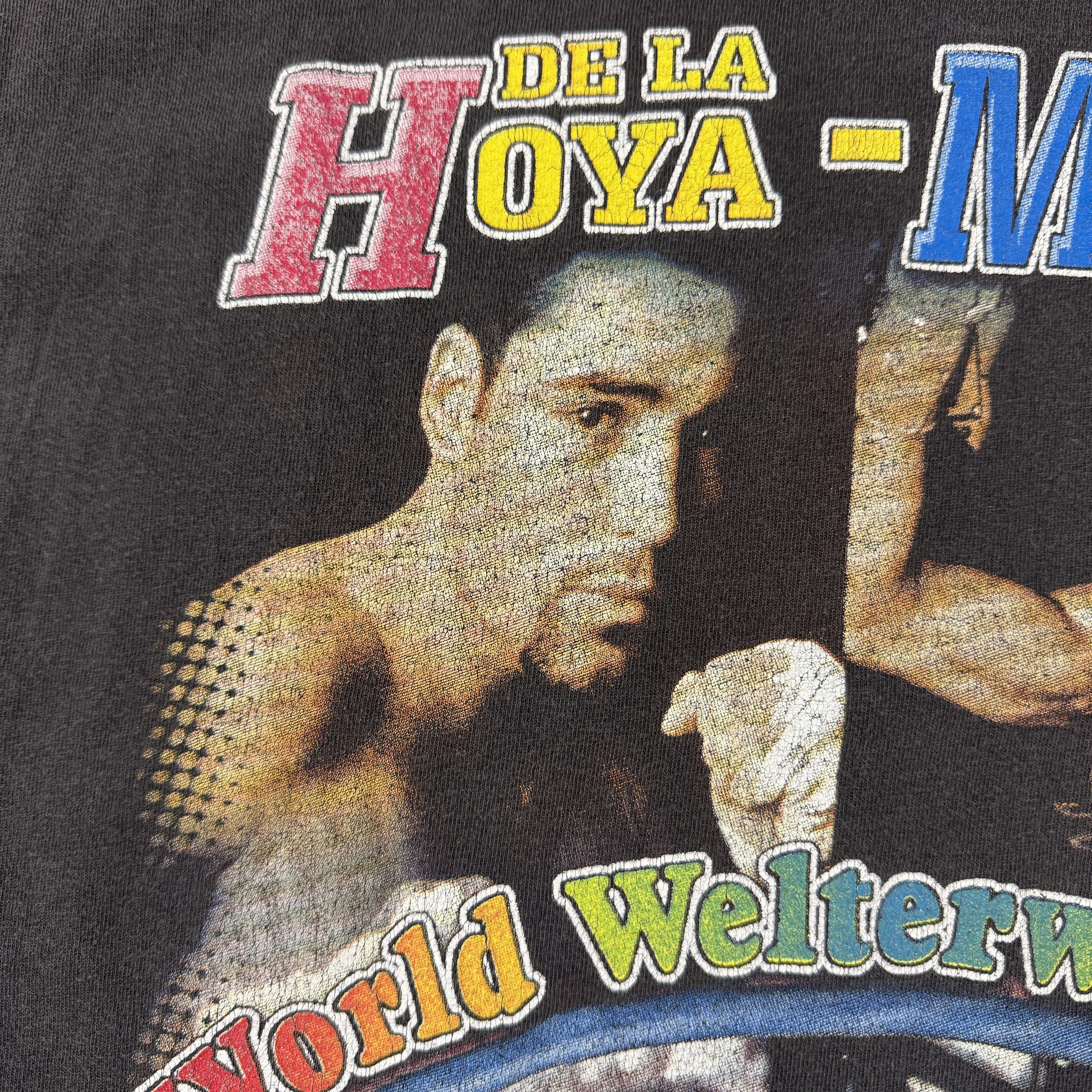 Rap Tees Vintage 2003 De La Hoya vs Mosley Boxing Rap Tee Size US L / EU 52-54 / 3 - 5 Thumbnail