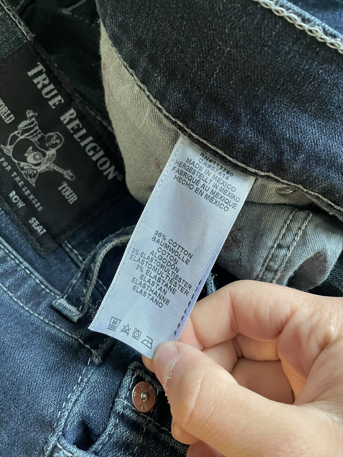 Jean × True Religion True Religion Rocco Y2K Denim Jeans Size US 34 / EU 50 - 14 Thumbnail