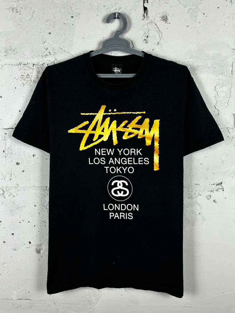 Stussy VINTAGE STUSSY Doble Big Logo T-SHIRT Black Size US L / EU 52-54 / 3 - 1 Thumbnail