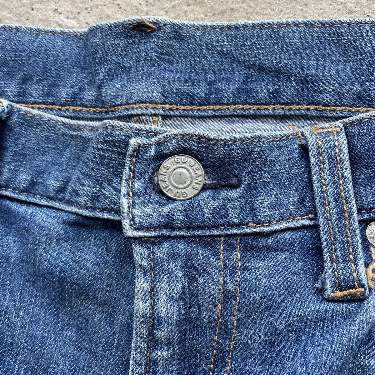 Japanese Brand Japanese Brand Gu Dirty/Painter Denim Jeans Pants W33 Size US 33 - 6 Thumbnail