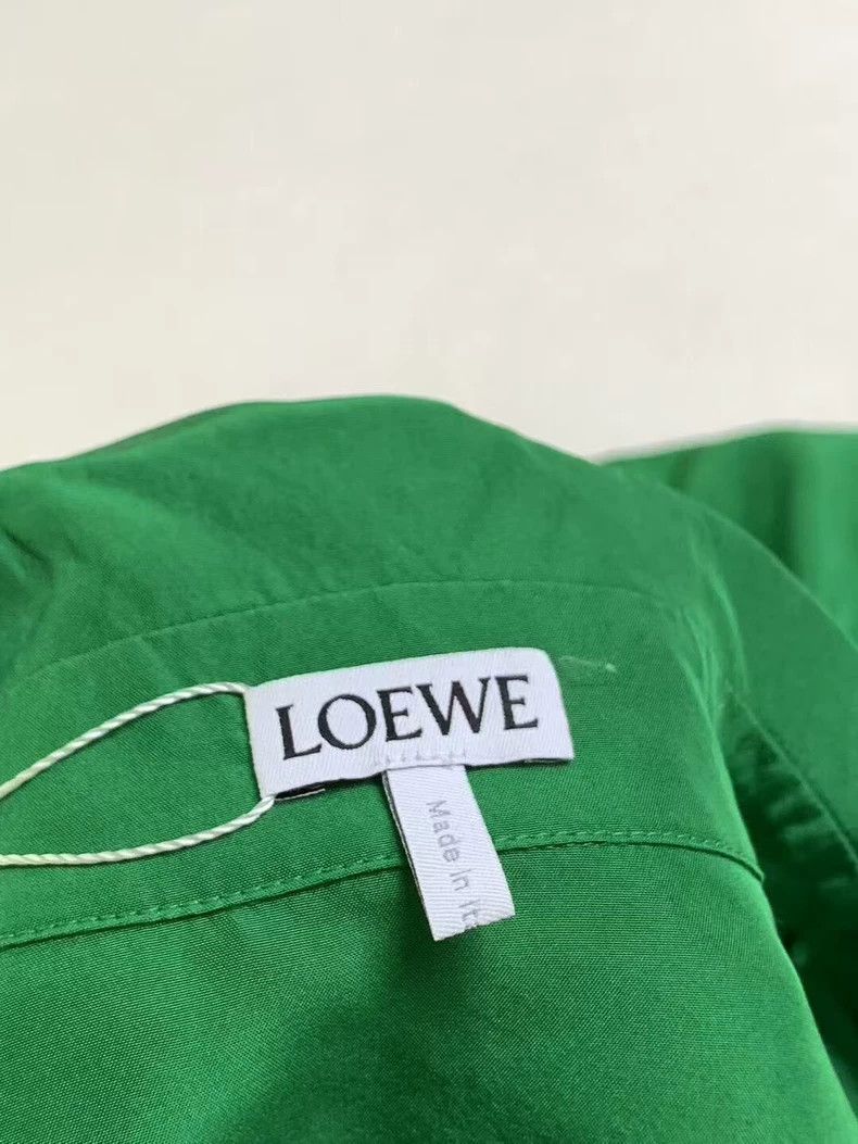 Loewe LOEWE Silk pocket Logo shirt coat Size XXS / US 00 / IT 34 - 5 Thumbnail